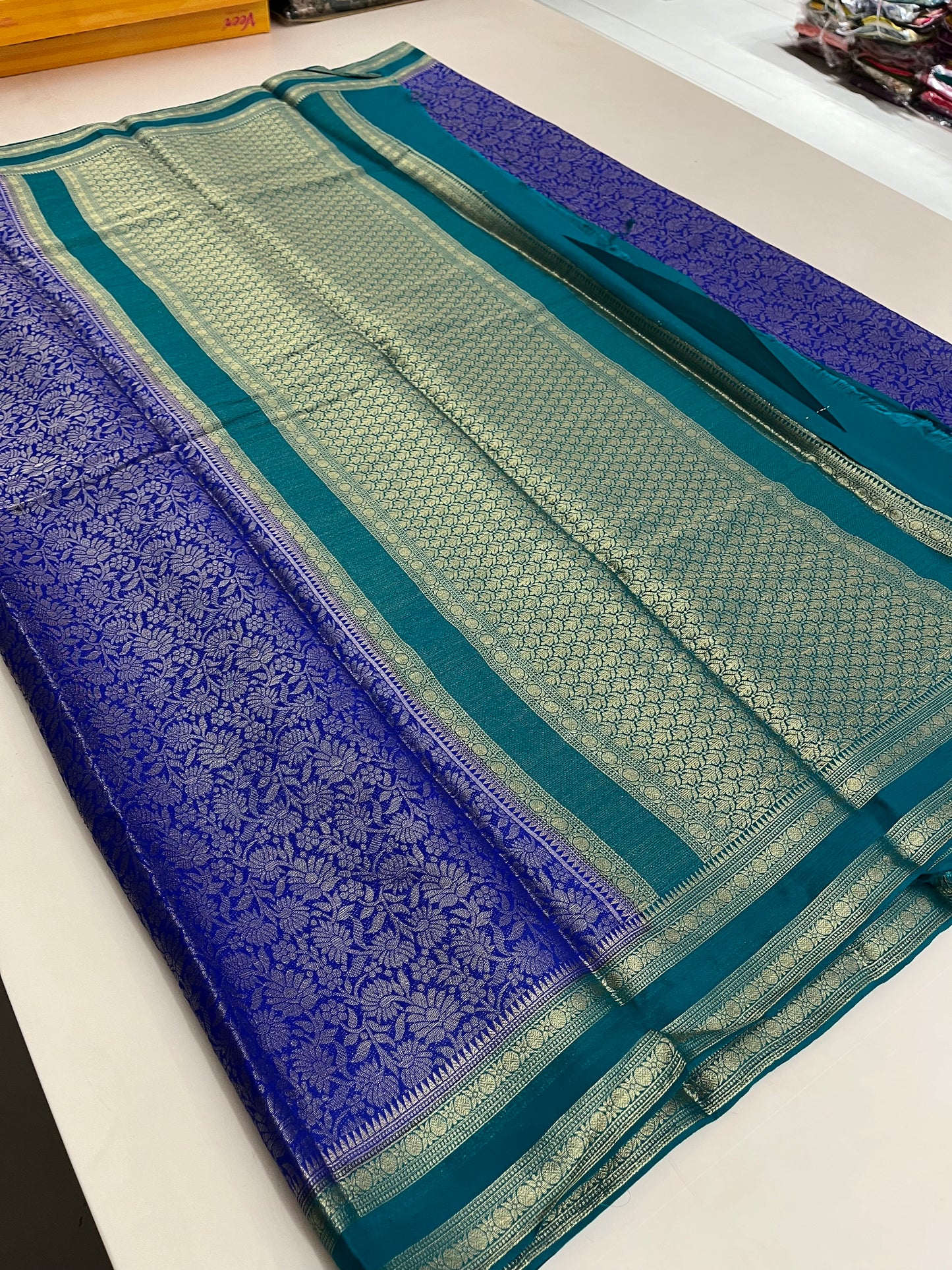 Brocade Banarasi soft silk
