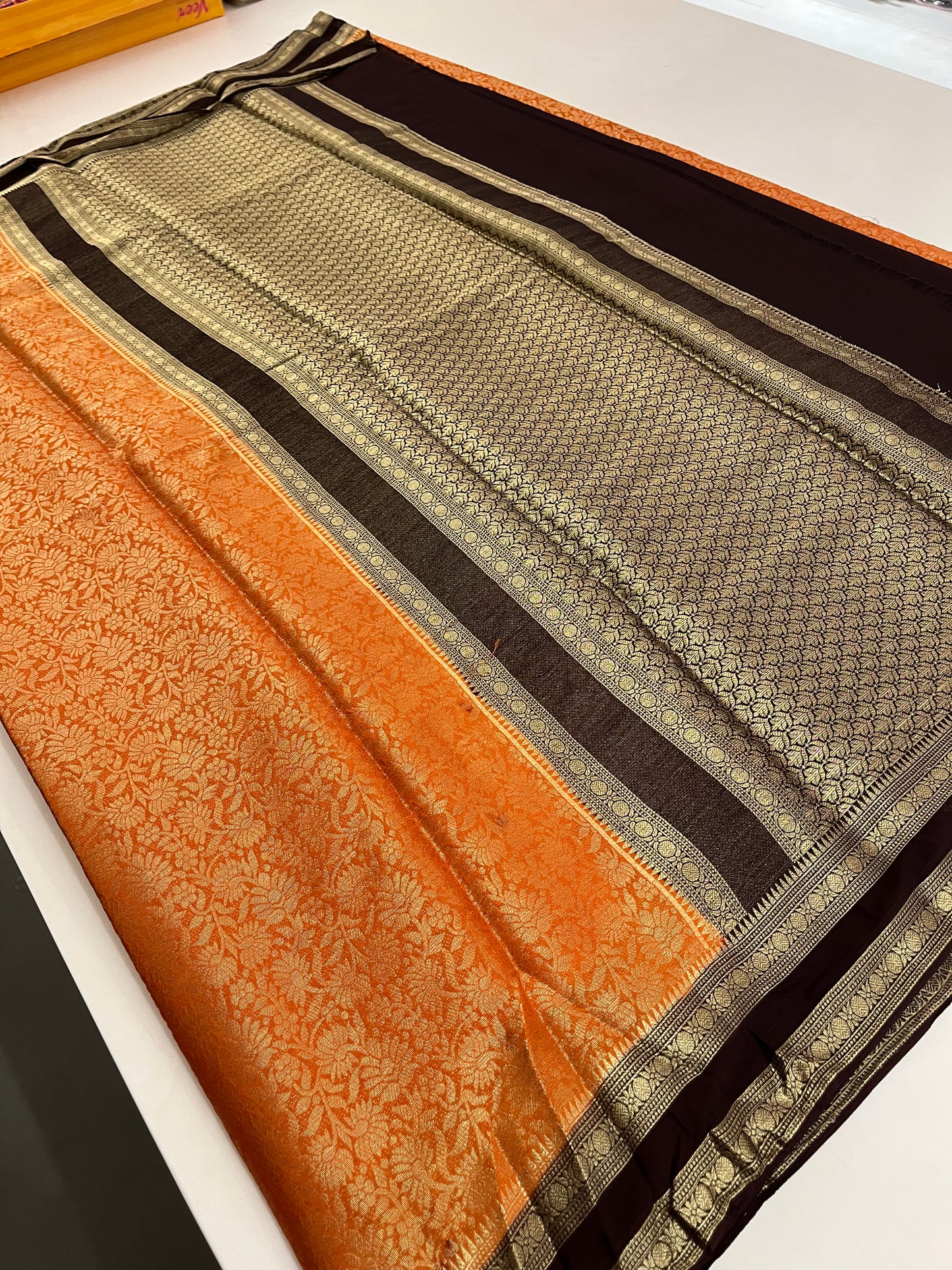 Brocade Banarasi soft silk