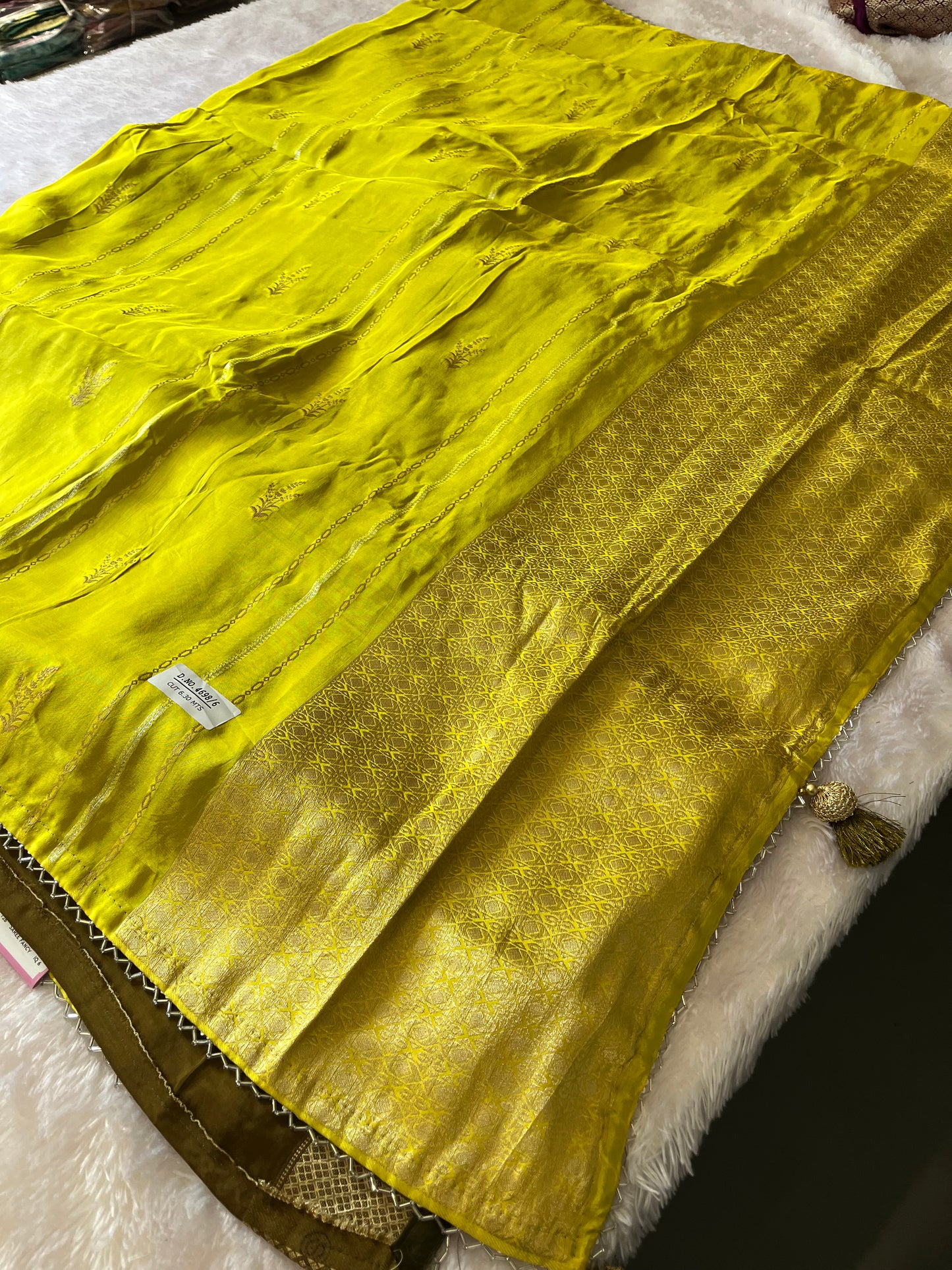 Designer Chinnon Silk CutDana Border