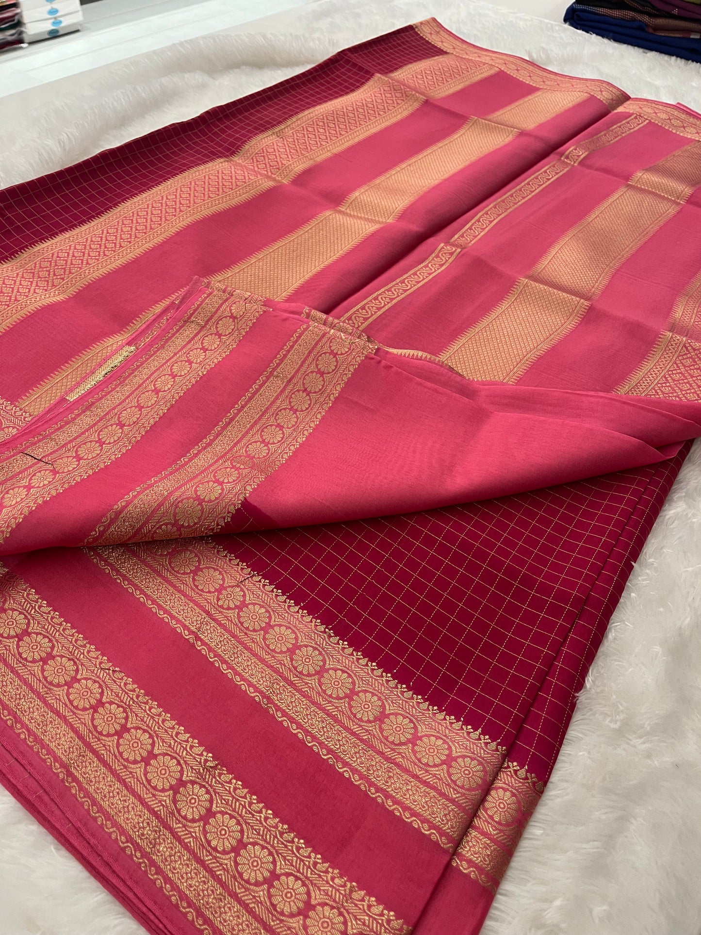 Banarasi Crape Viscose-uF13