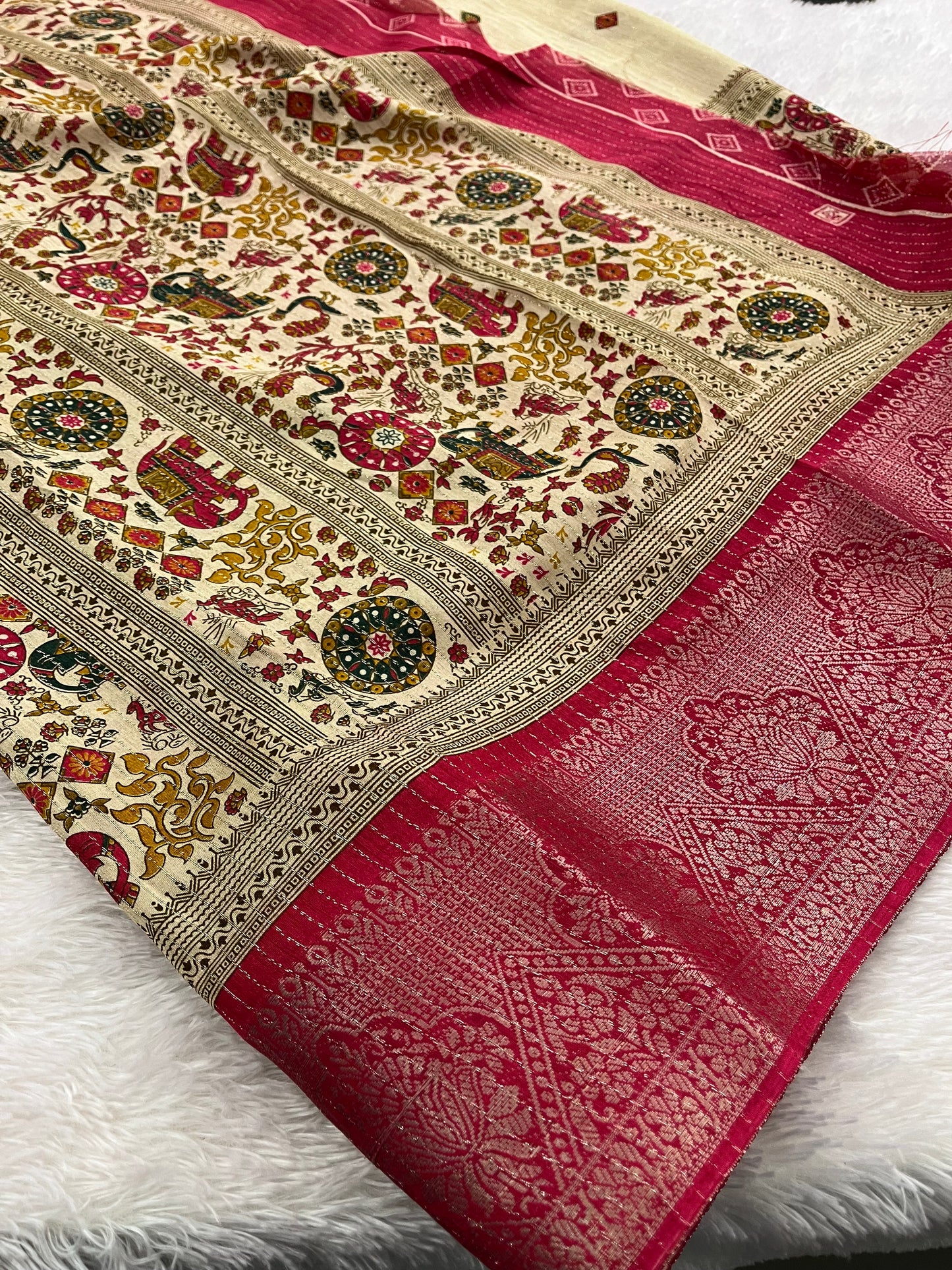 Tussar fancy