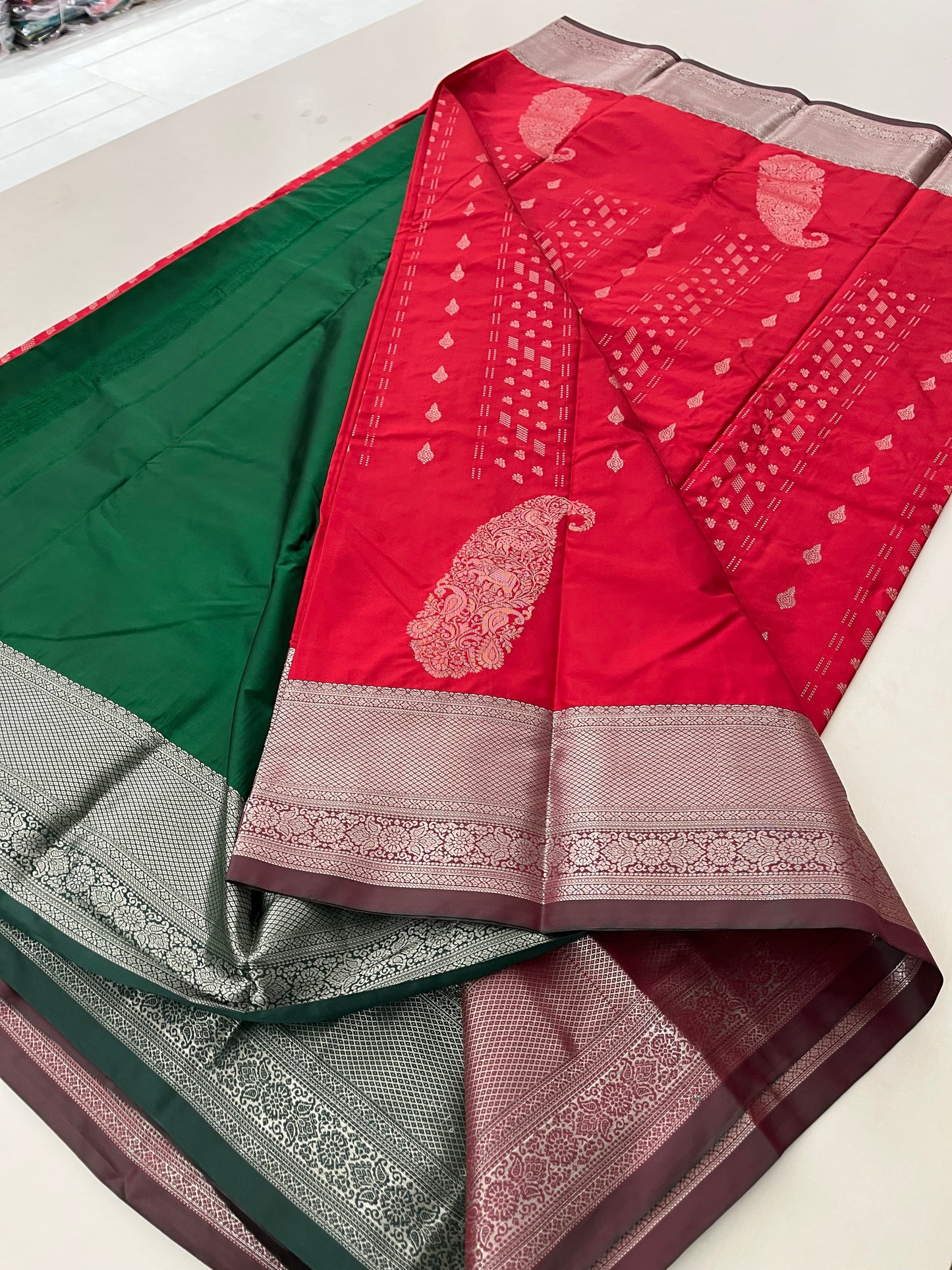 Semi Kanchi Silk Saree