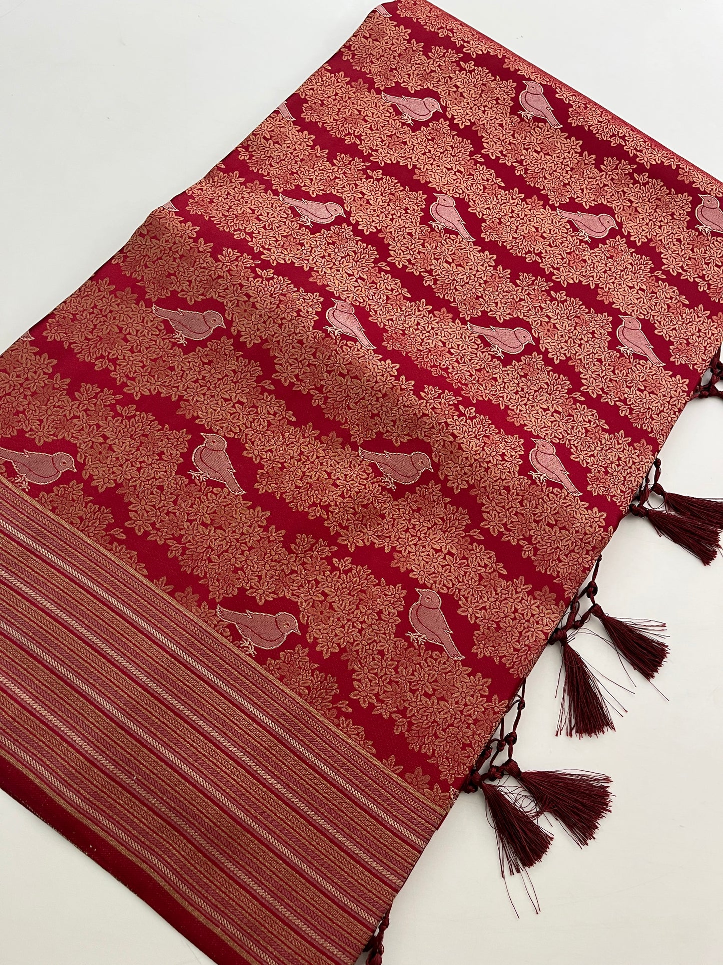 Banarasi crepe Brocade Saree