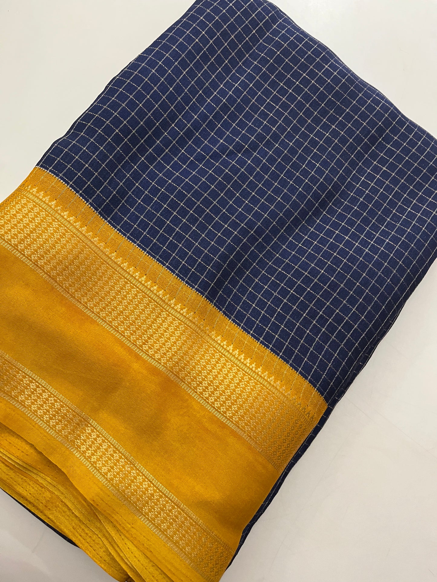 Crepe Chiffon Check