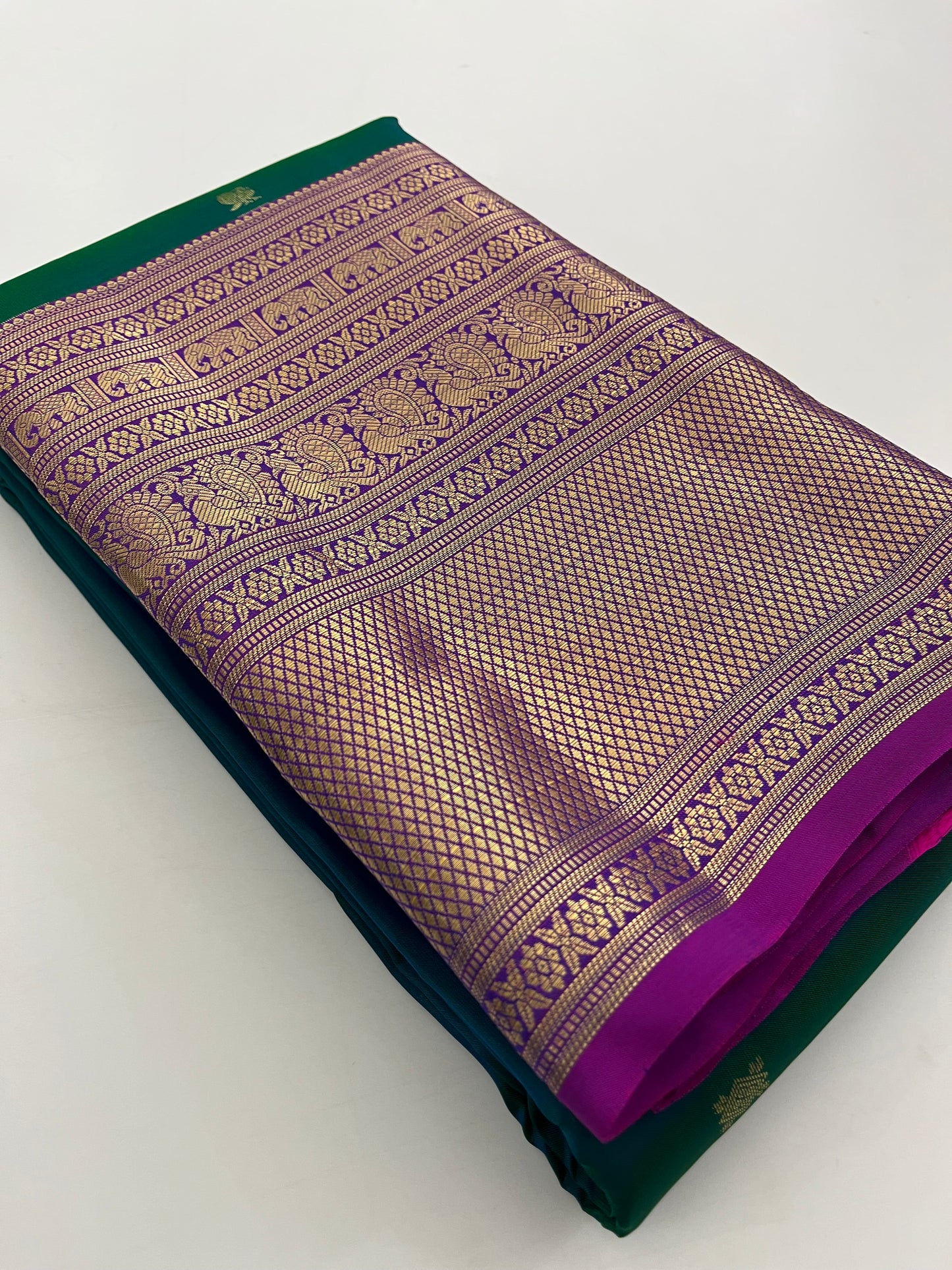 Pure Kanchipuram silk saree with silk mark certified