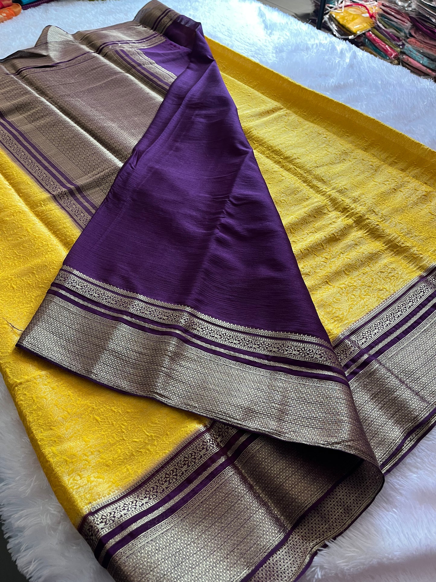 Banarasi Brocade soft silk