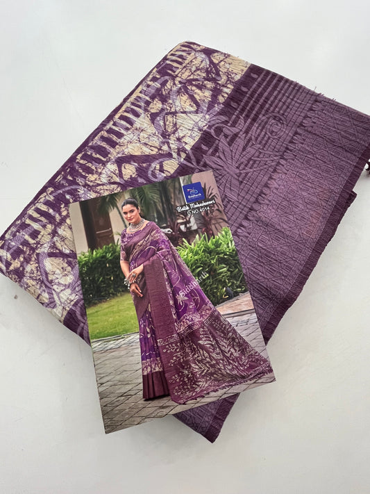 Printed Tussar Fancy