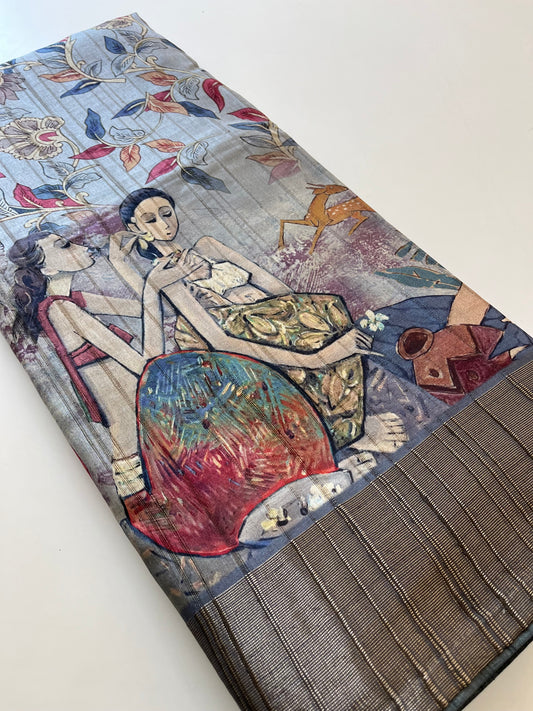 Designer Tussar Fancy