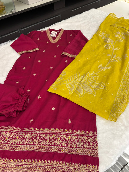 Rapido Silk With Lining Pant Top