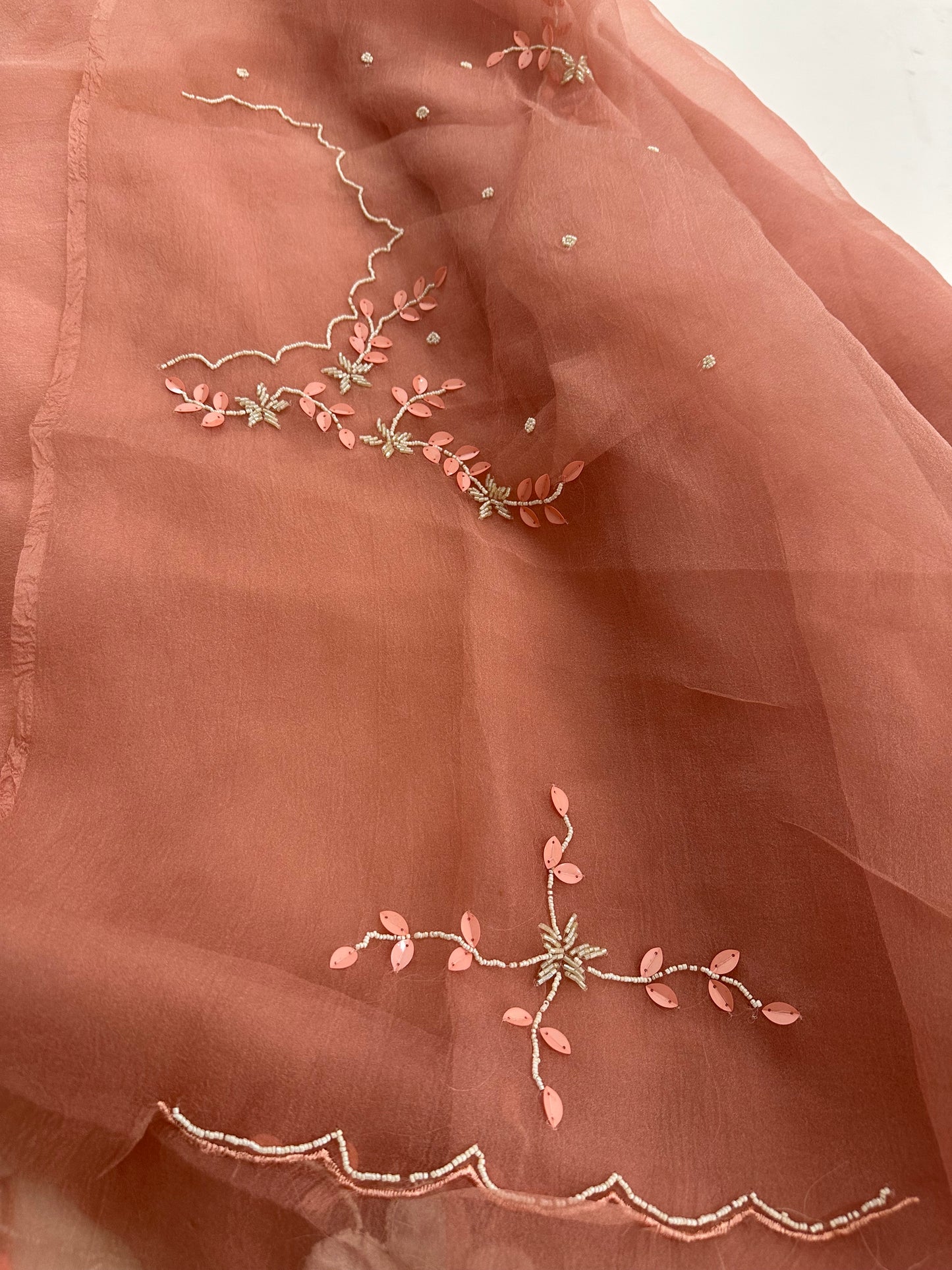 Organza Work Fancy Appliqué Work-M24