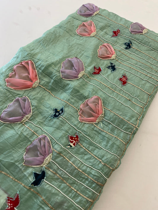 Soft organza designer fancy