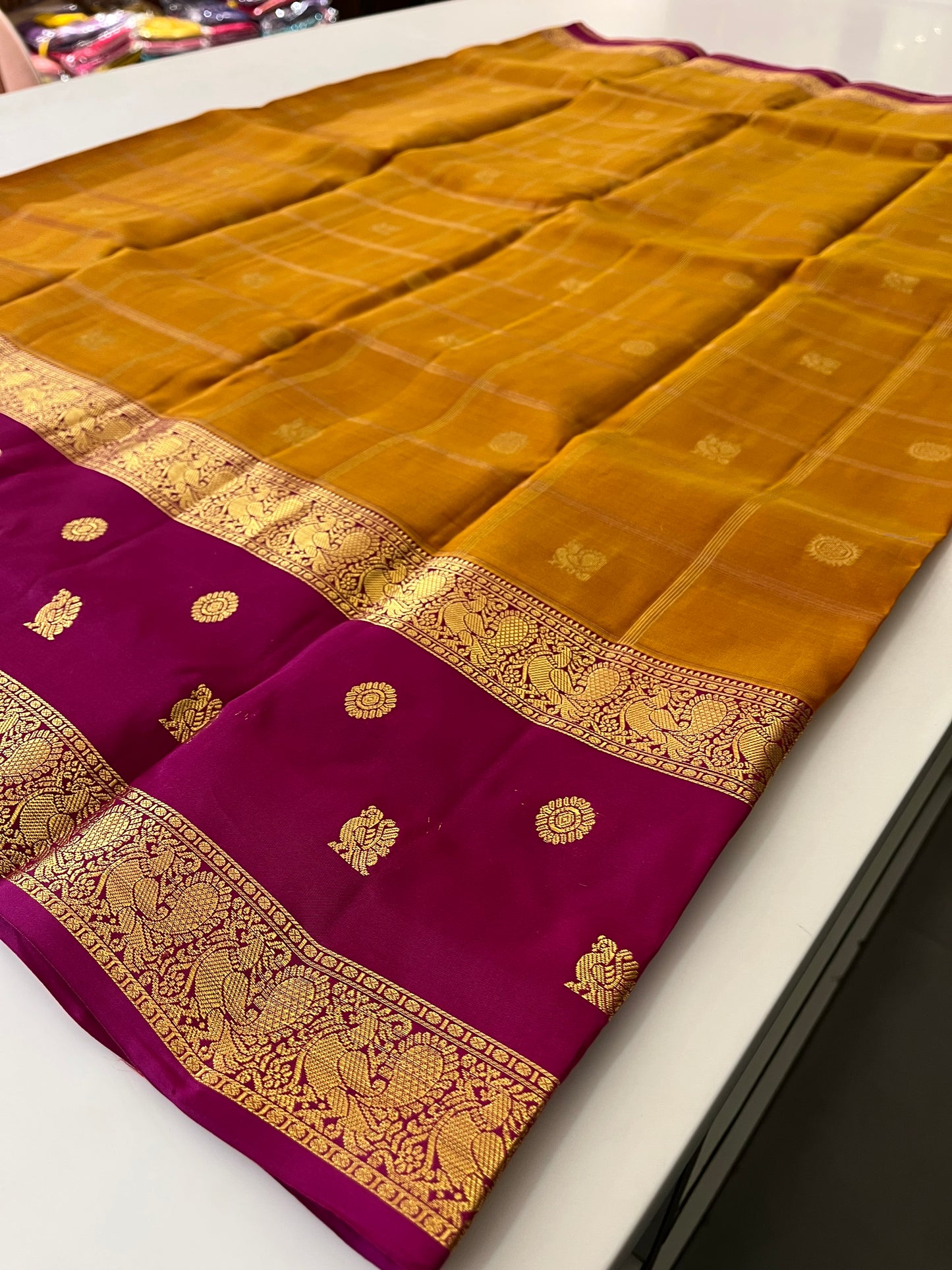 Pure Kanchi Puram silk saree
