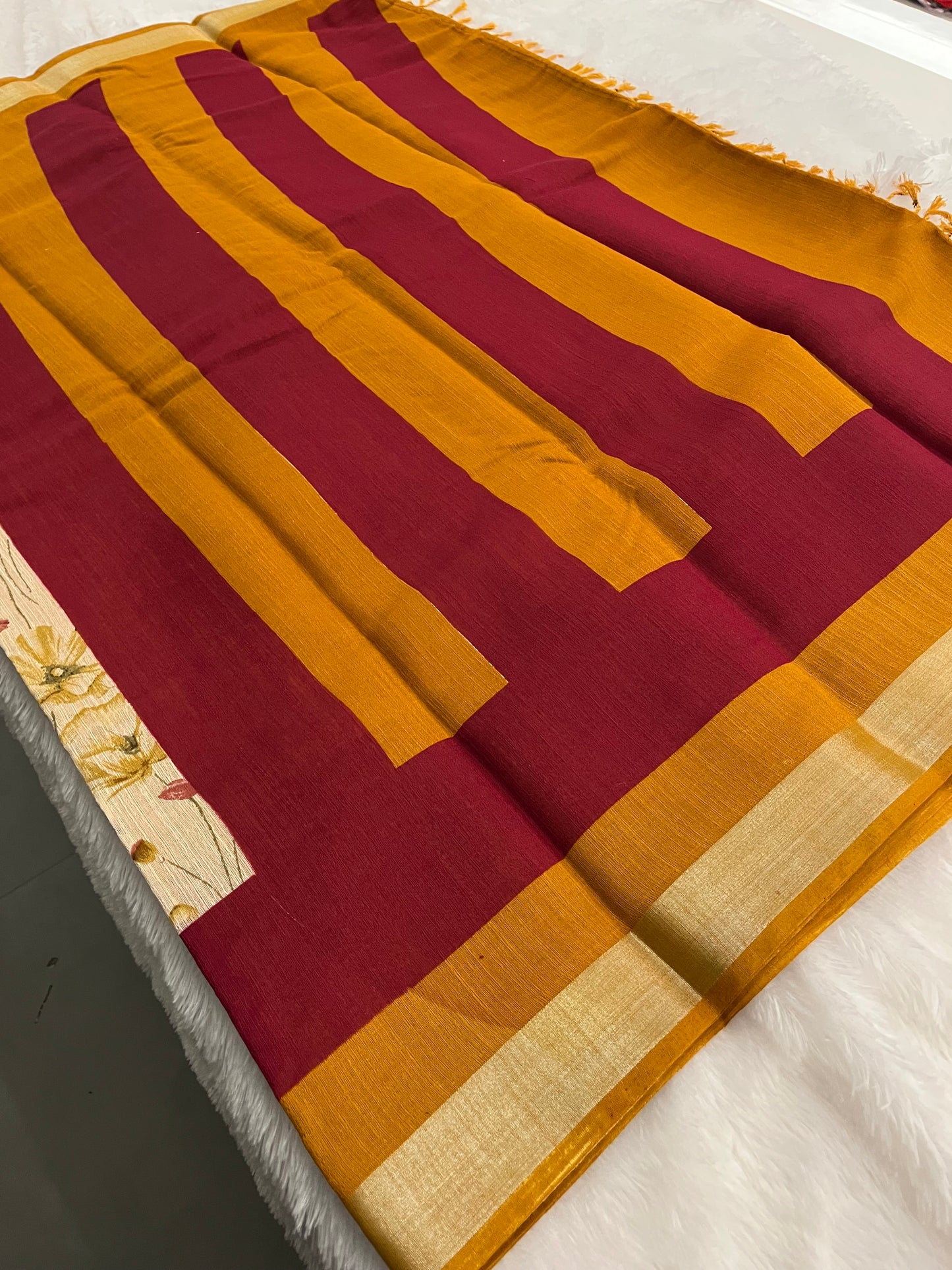 M10 linen chiffon