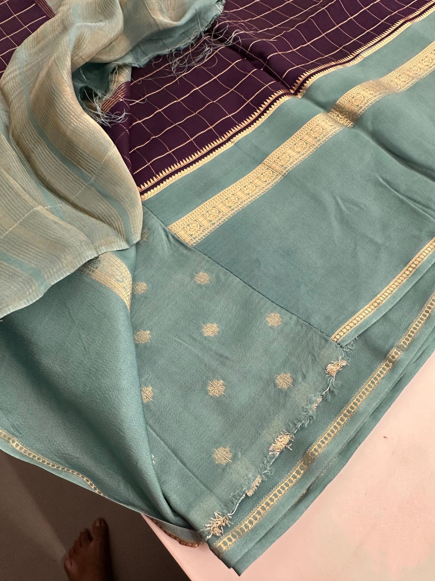 Banarasi Crape Viscose saree-M25