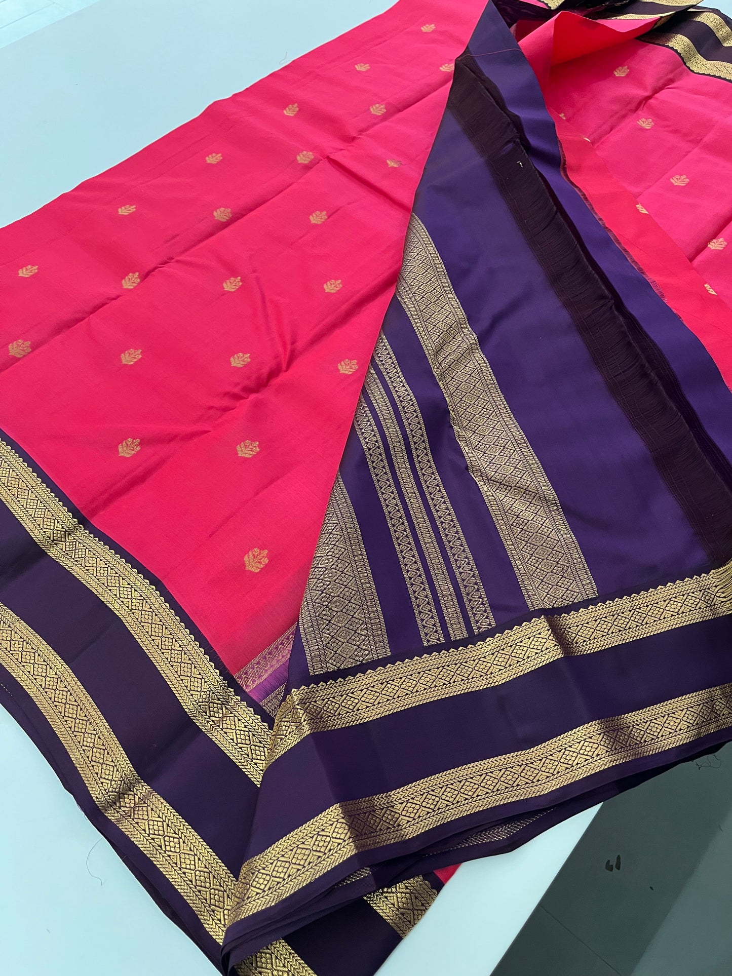 Pure Kanchipuram silk saree with silk mark certified