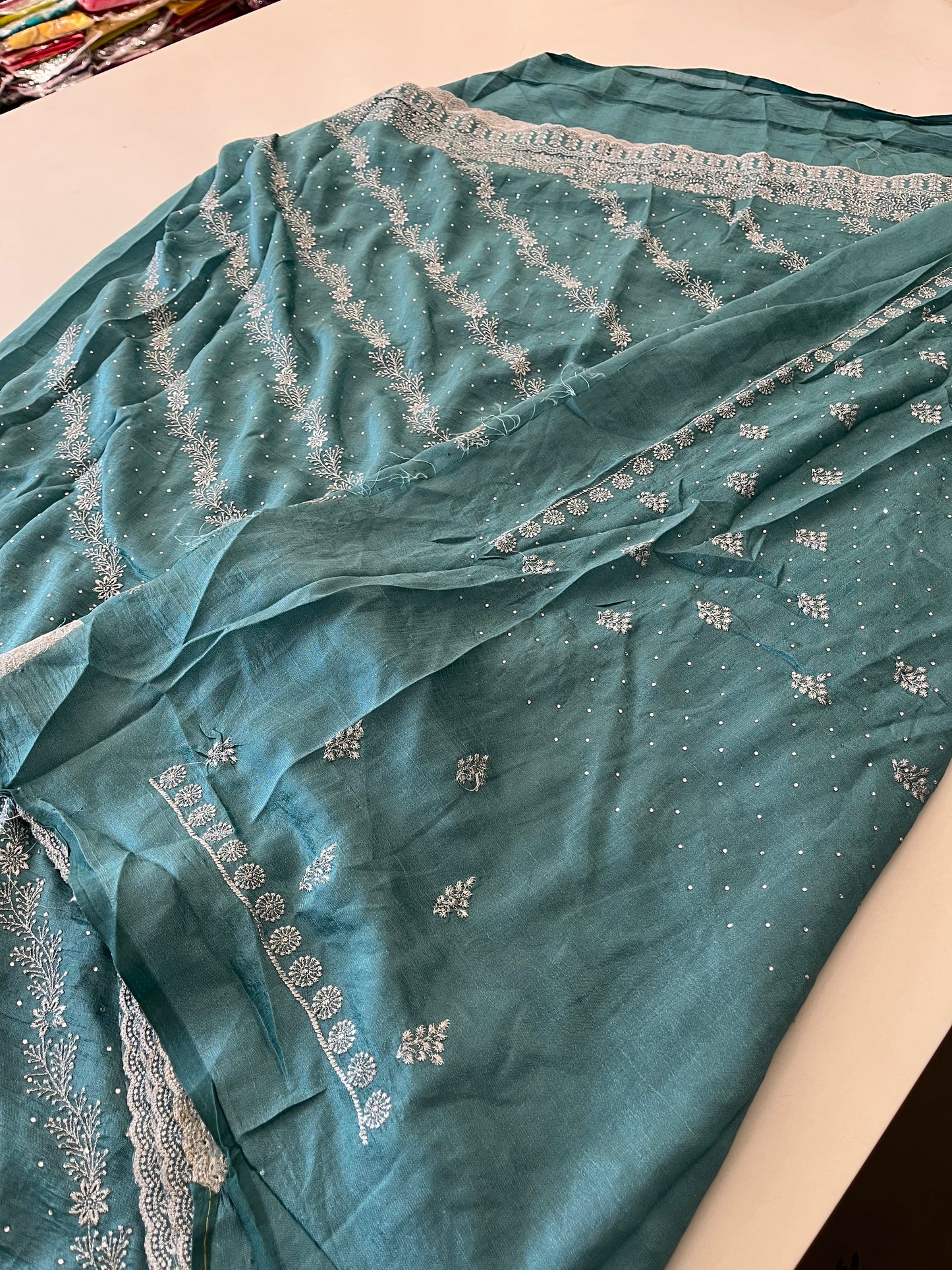 Tussar Work fancy saree-1016