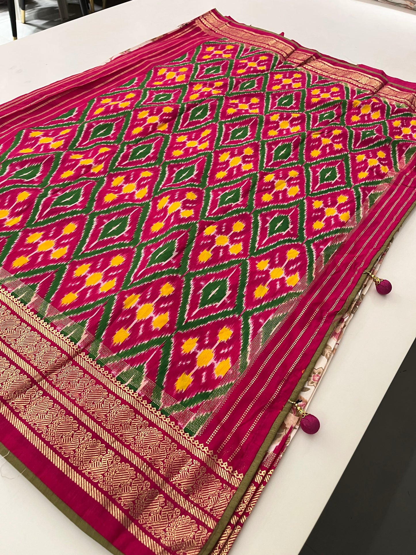 Crepe Chiffon Saree
