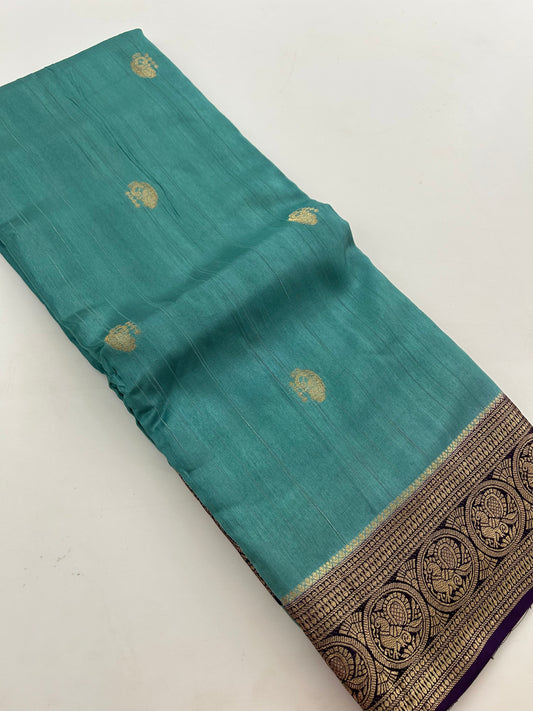 Premium Tussar Fancy Saree-J9