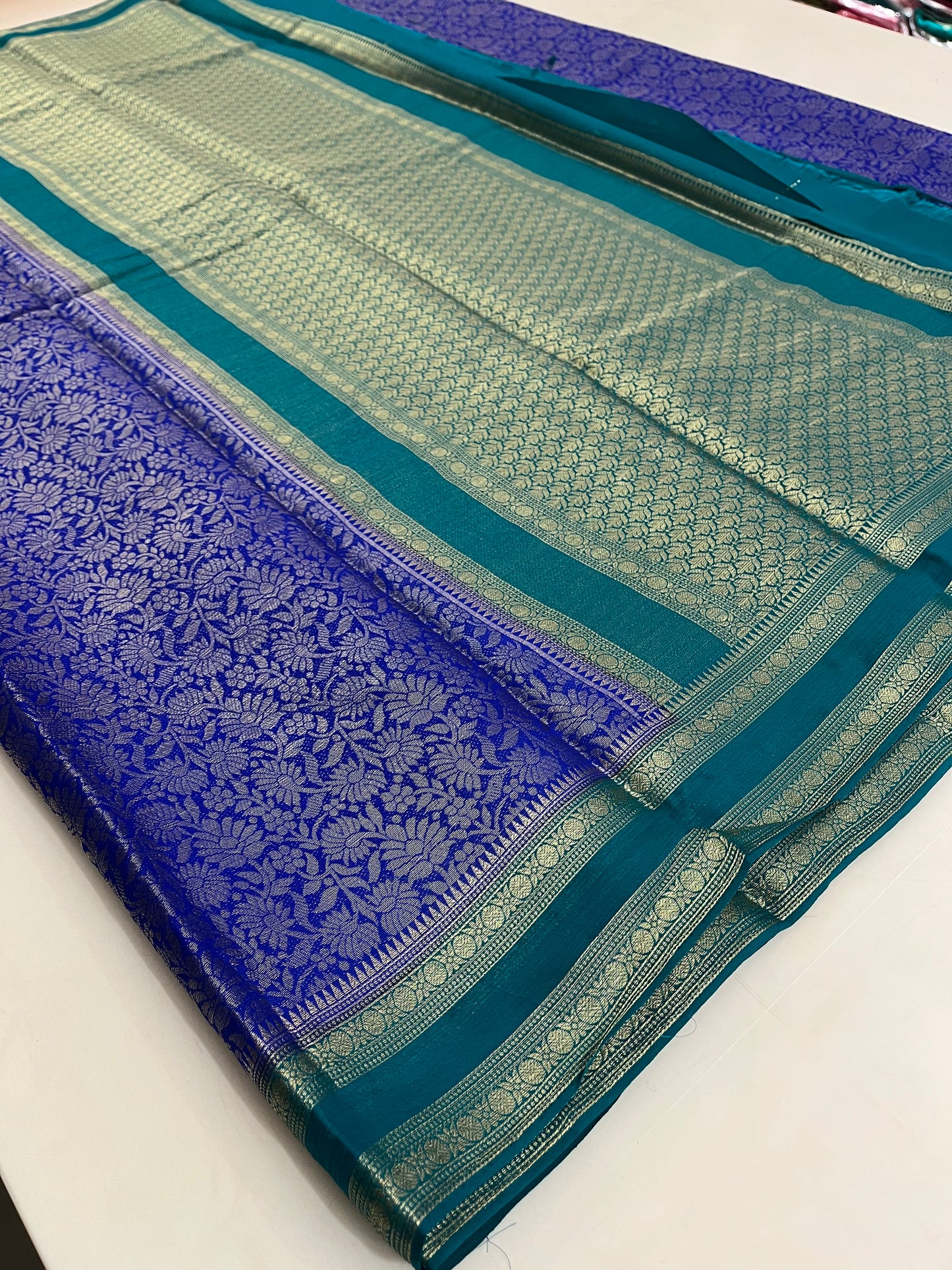 Brocade Banarasi soft silk