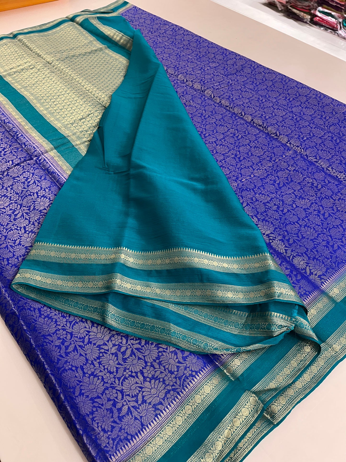 Brocade Banarasi soft silk