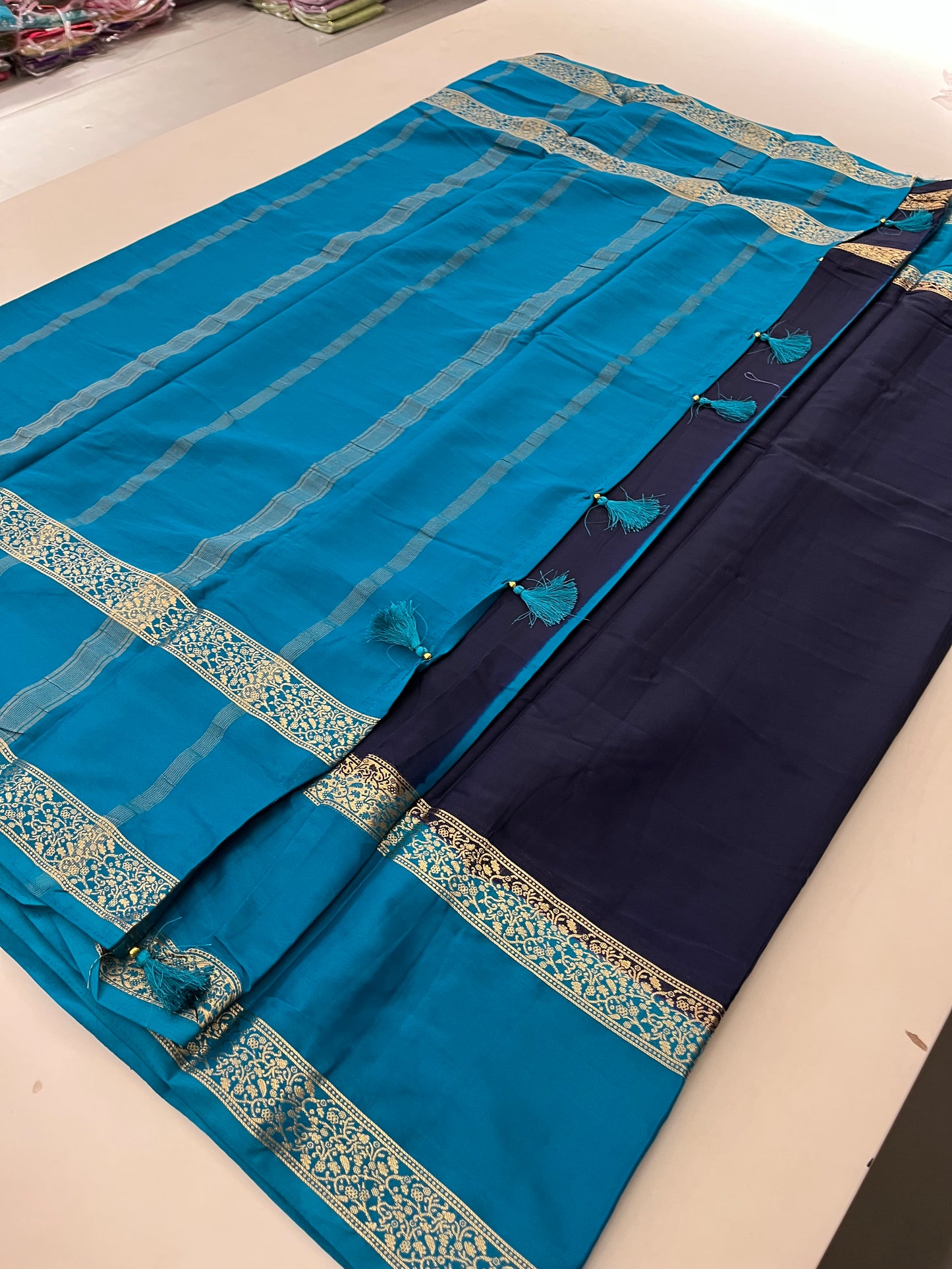 Ju9 Semi Mysore Silk