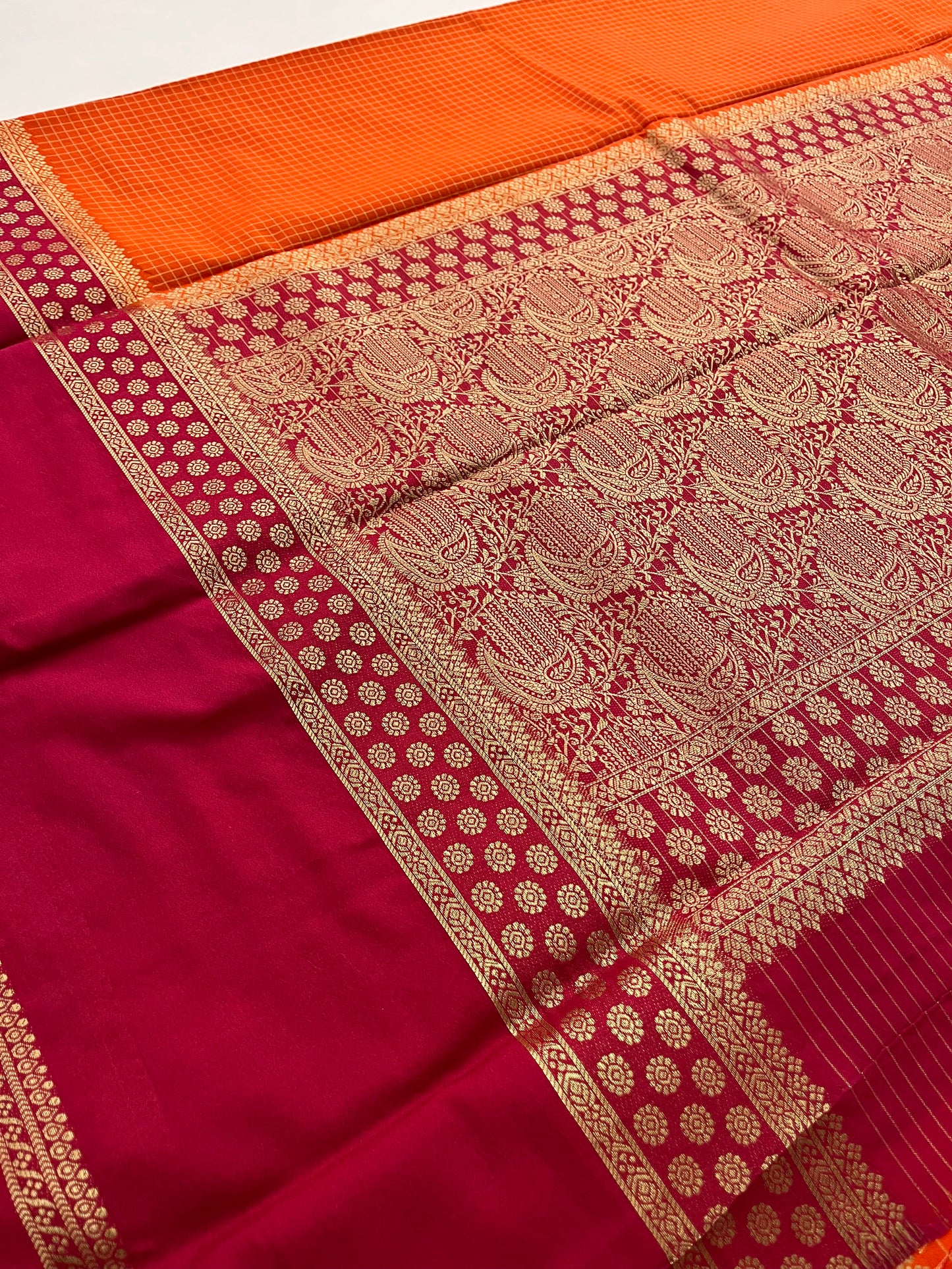 Designer crape silk