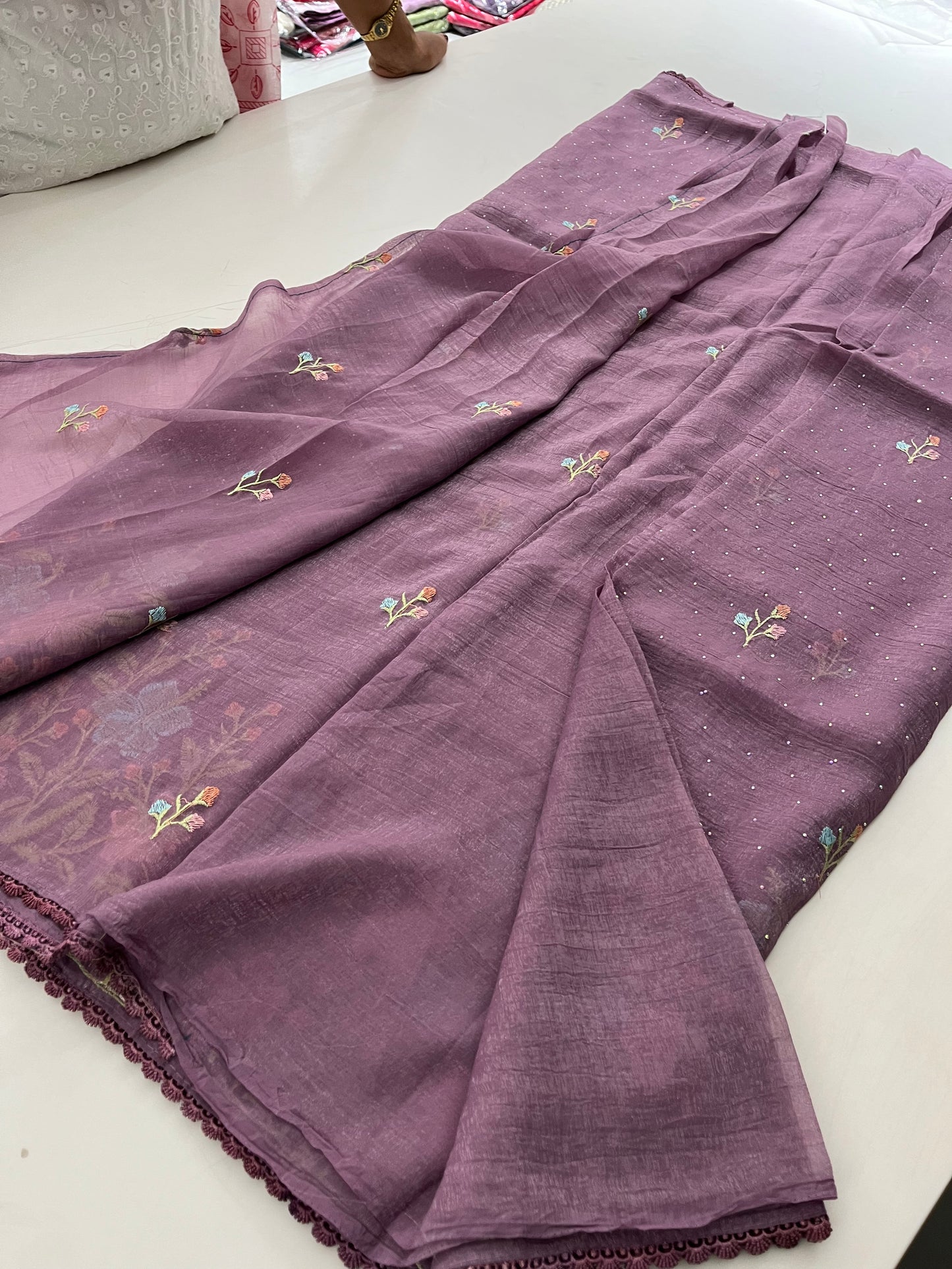 Ju9 Soft Organza Embroidery