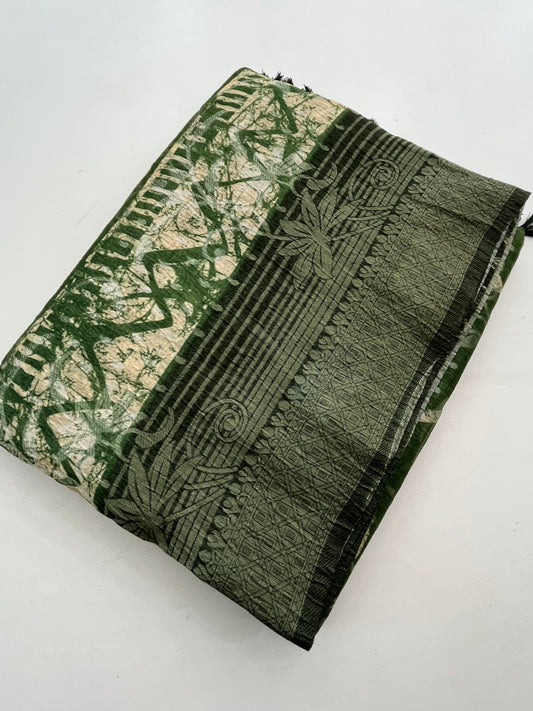 Printed Tussar Fancy