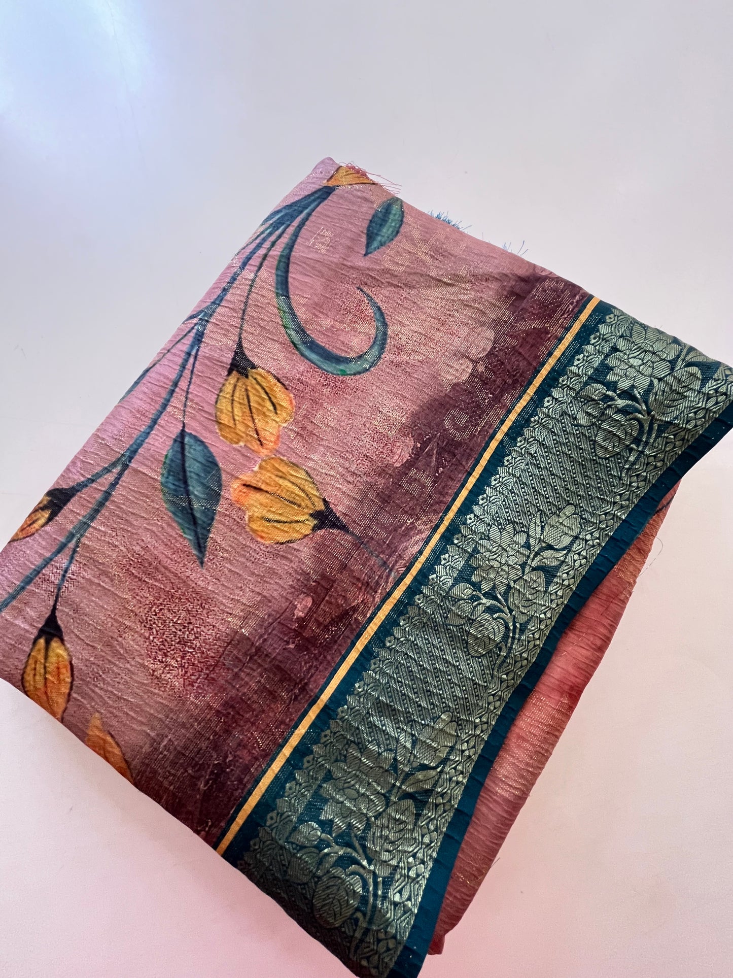 Printed Tussar fancy