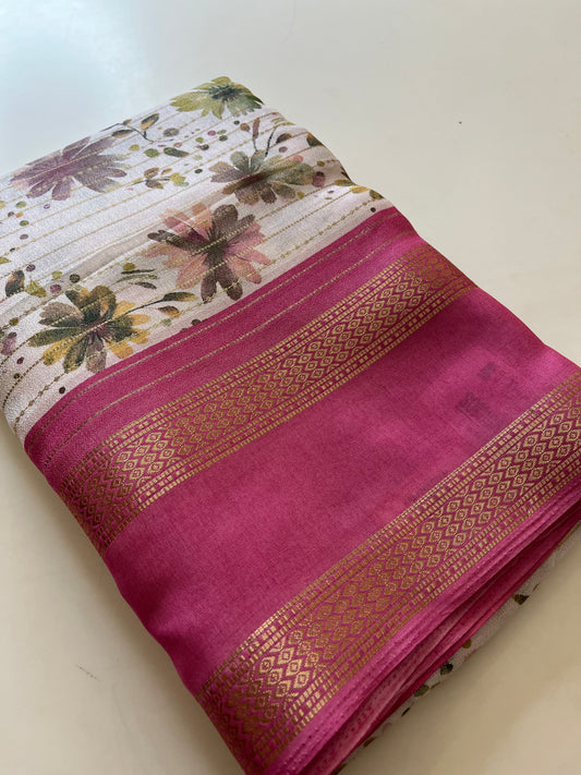 Floral Crape Chiffon