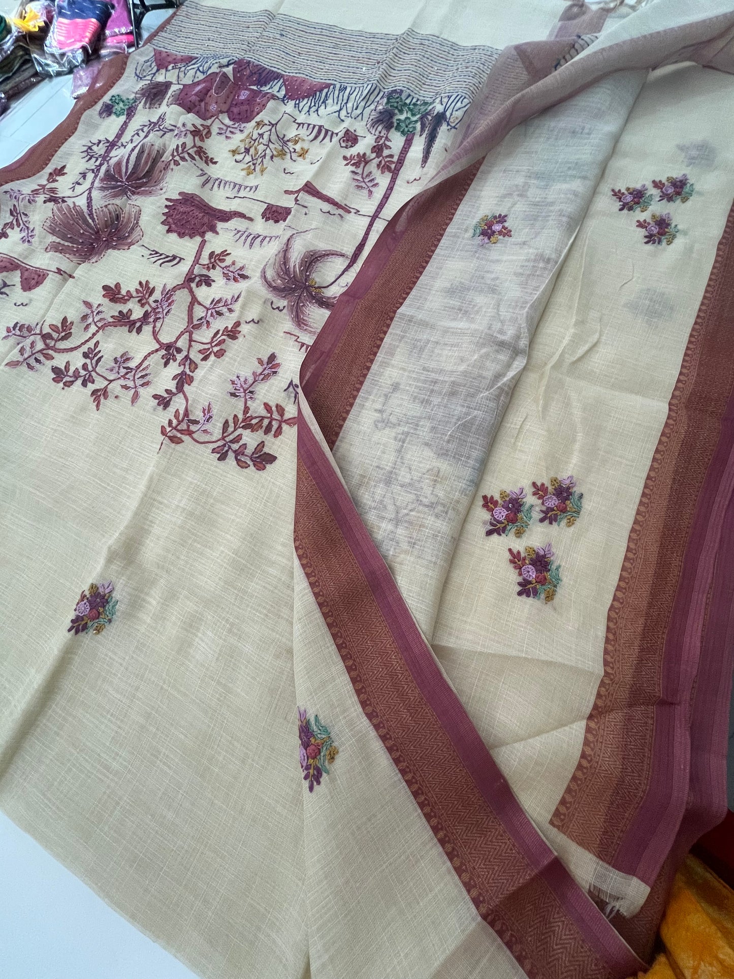 Linen Knot Work Fancy