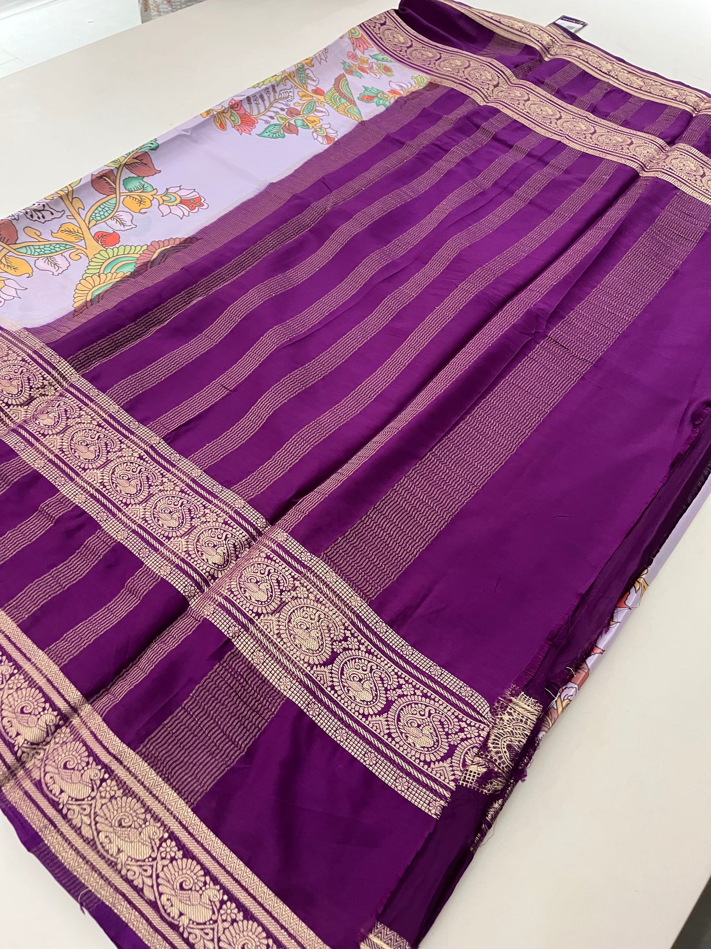 Ju10 Printed Semi Mysore Silk