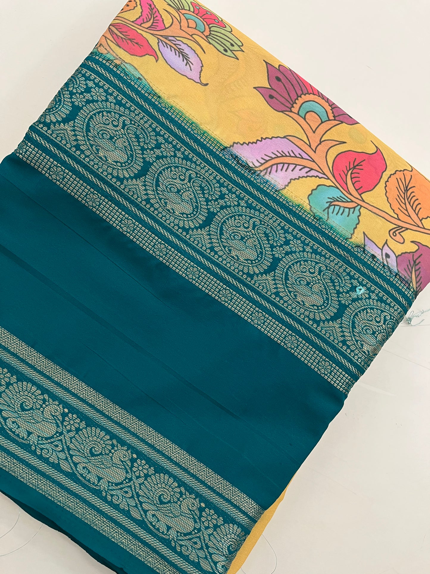 Ju10 Printed Semi Mysore Silk