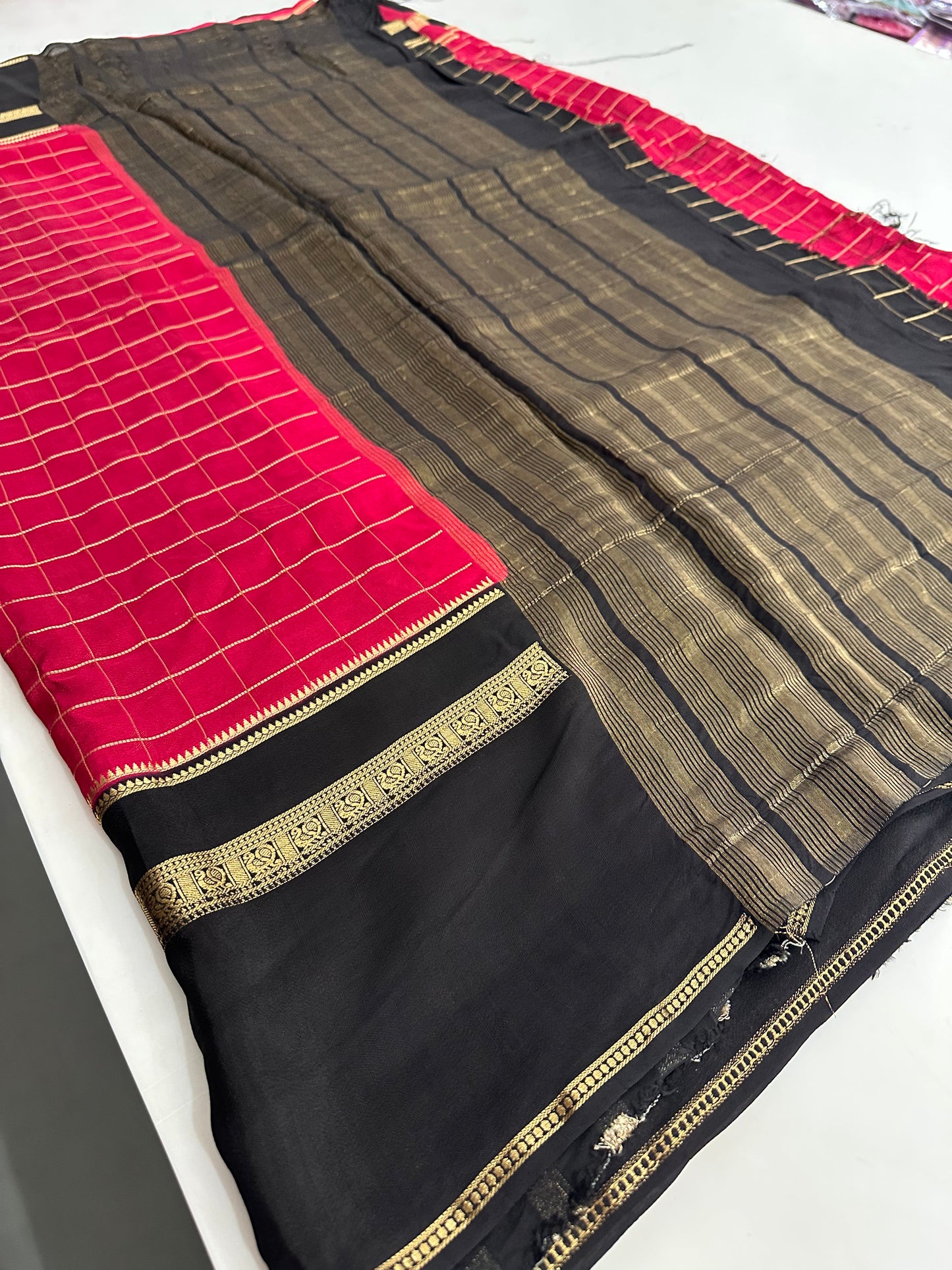 Banarasi Crape Viscose saree-M25
