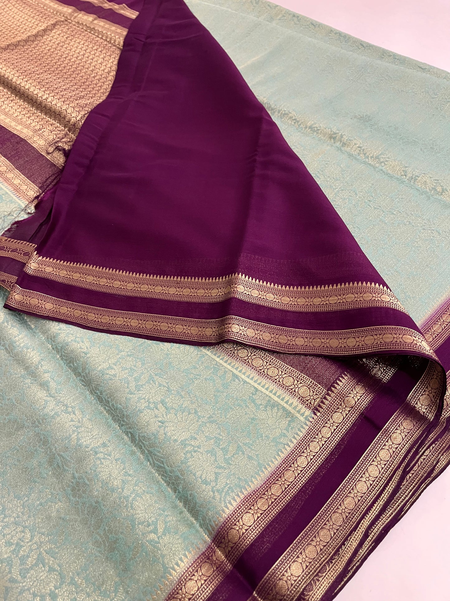 Brocade Banarasi soft silk