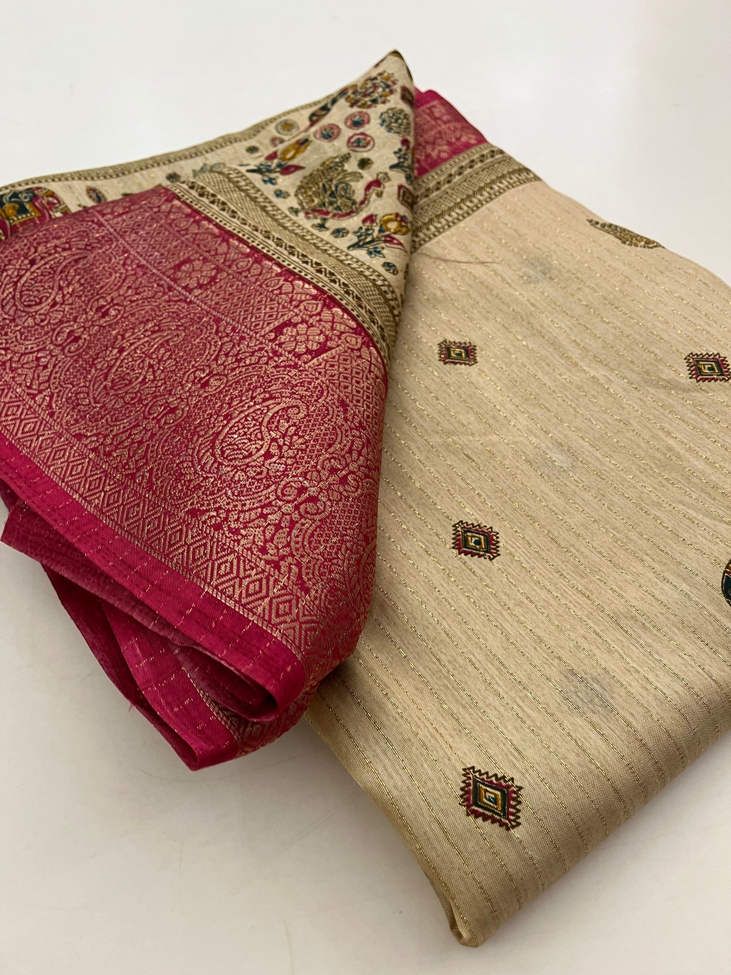 Tussar Fancy Printed