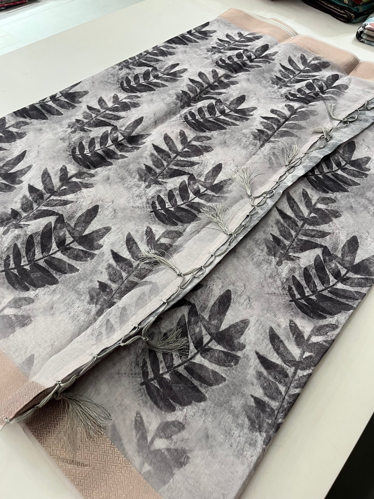 Ju7 Digital soft cotton printed saree