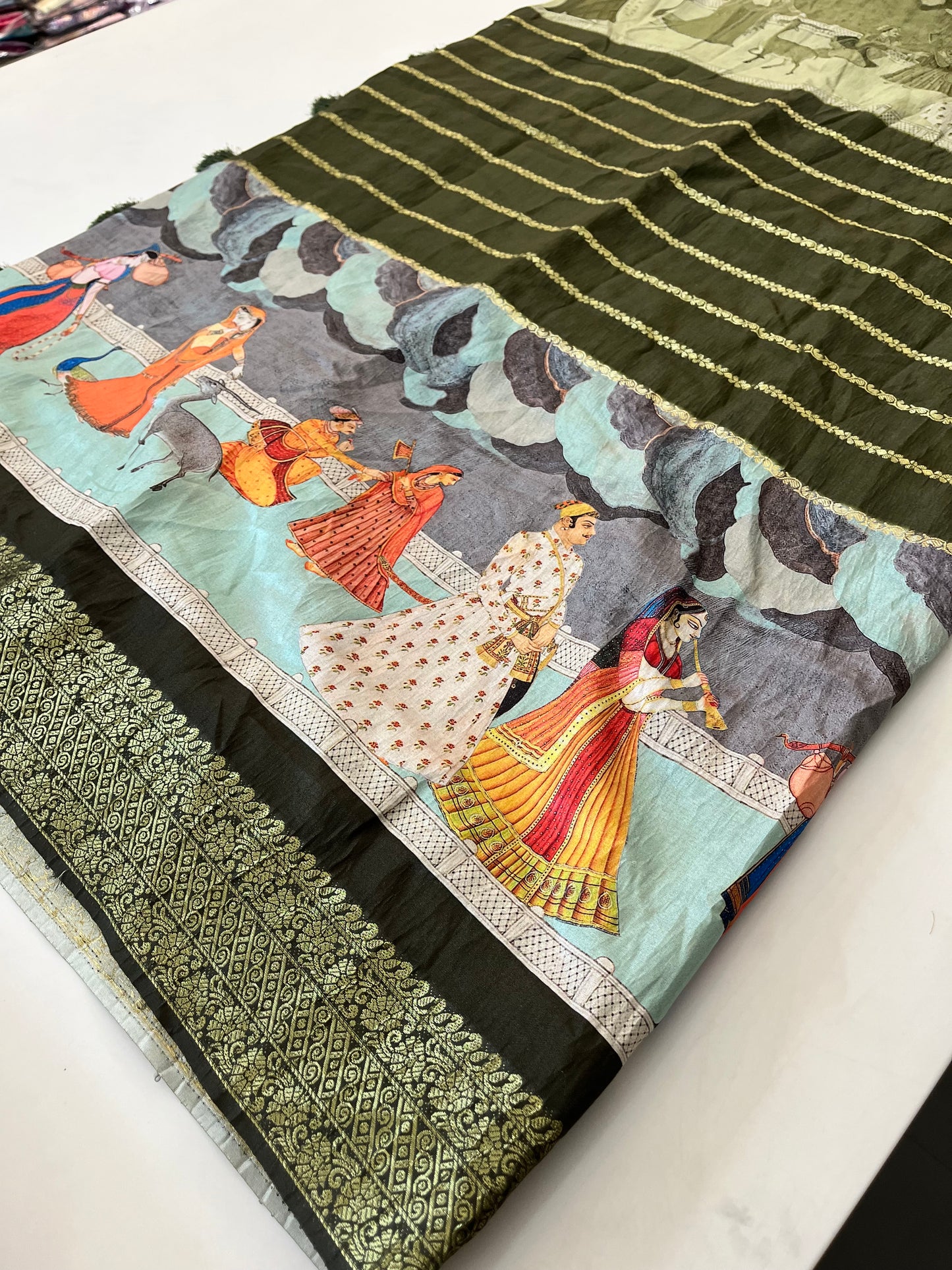 Crush Tussar Designer