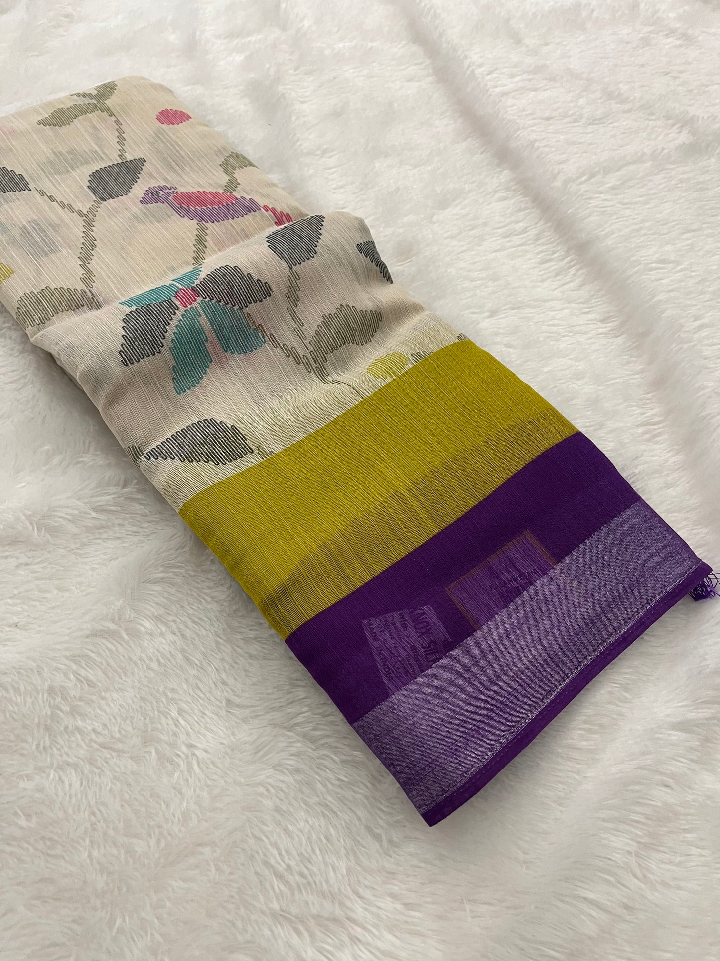 M10 linen chiffon