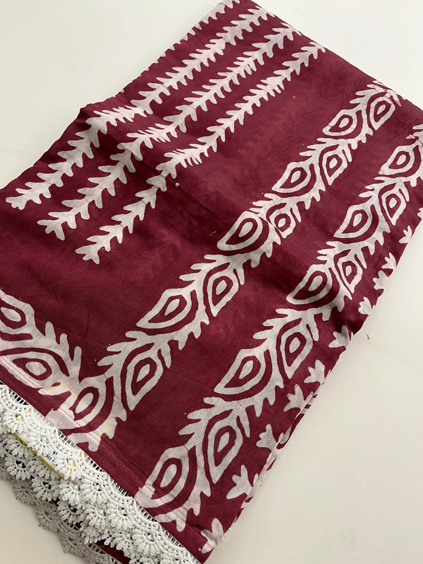 Fancy Soft Cotton Saree With Extra White chikankari Blouse