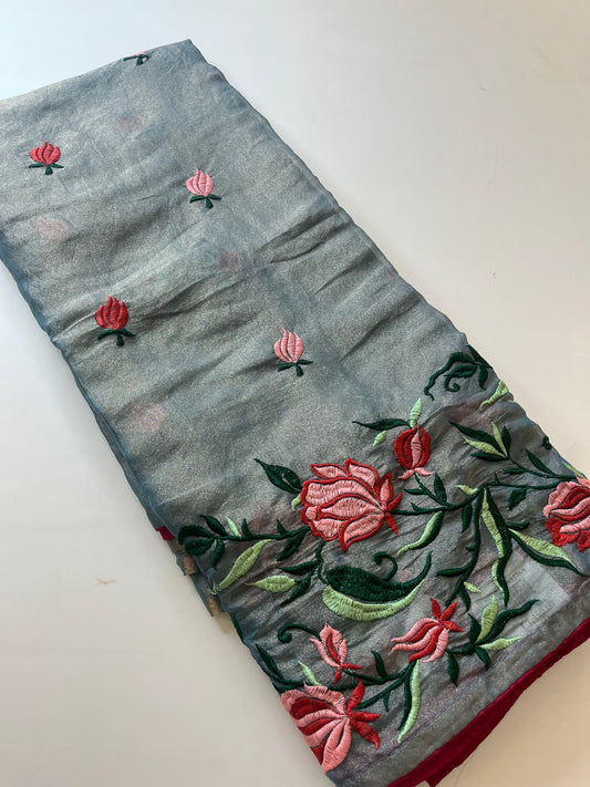 Designer Simmer Fancy Saree