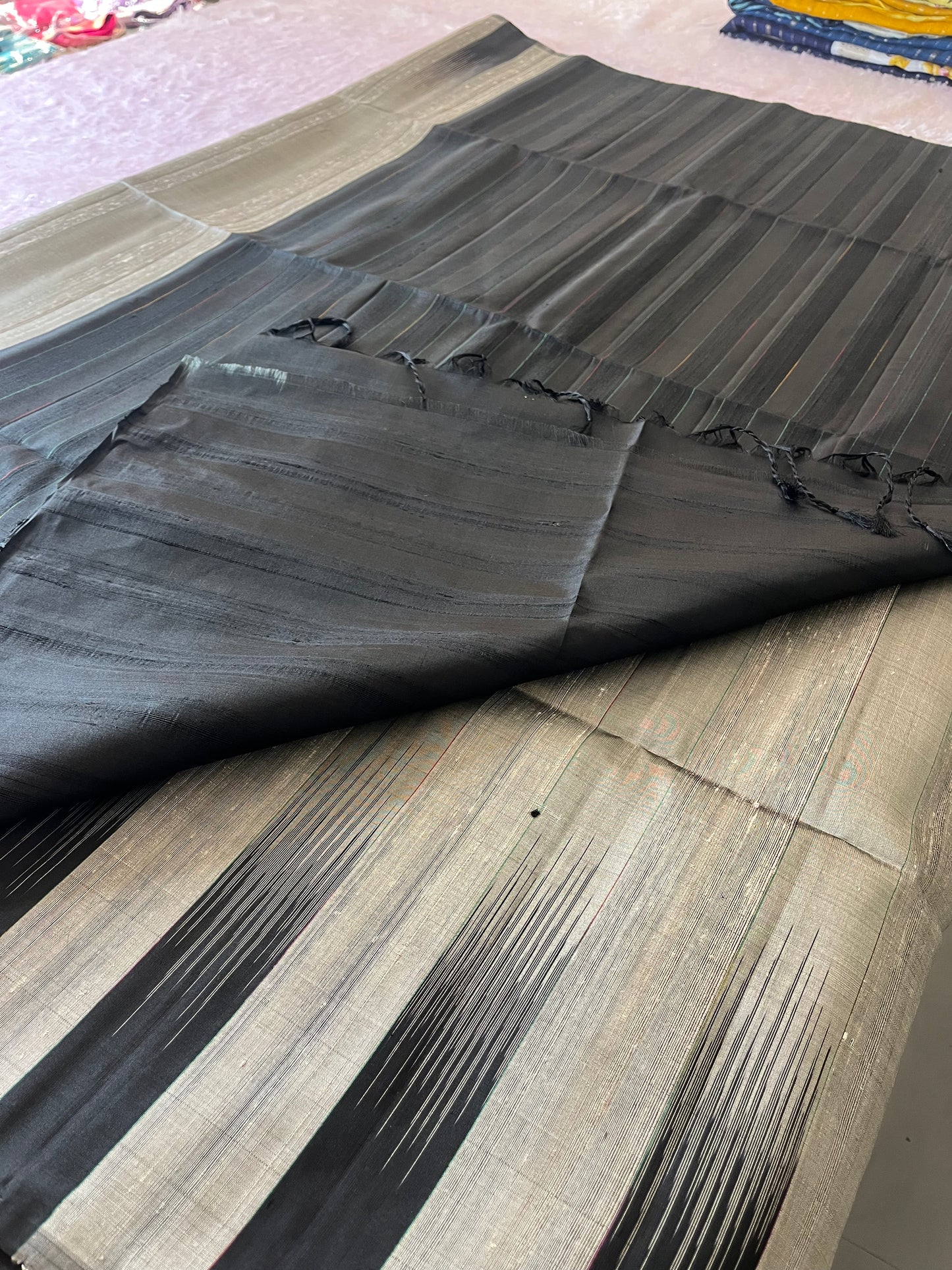 Jute Kanchi Silk Saree