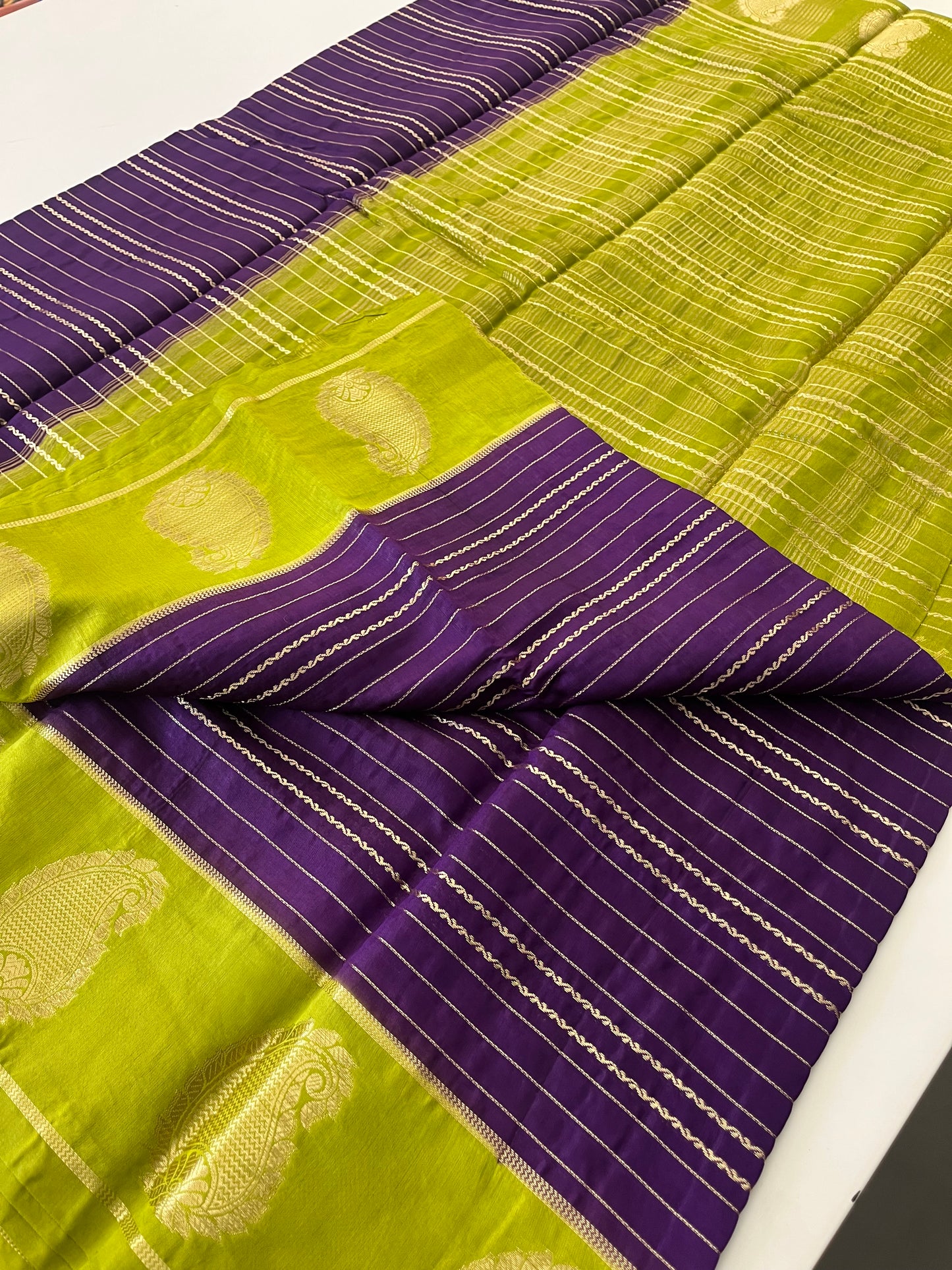 Semi Mysore silk new design