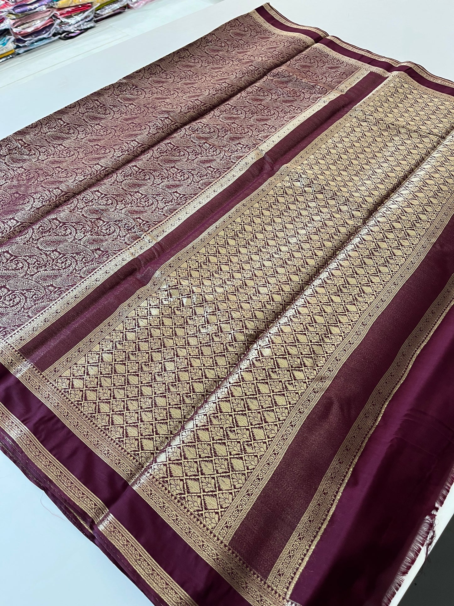 Banarasi brocade soft silk