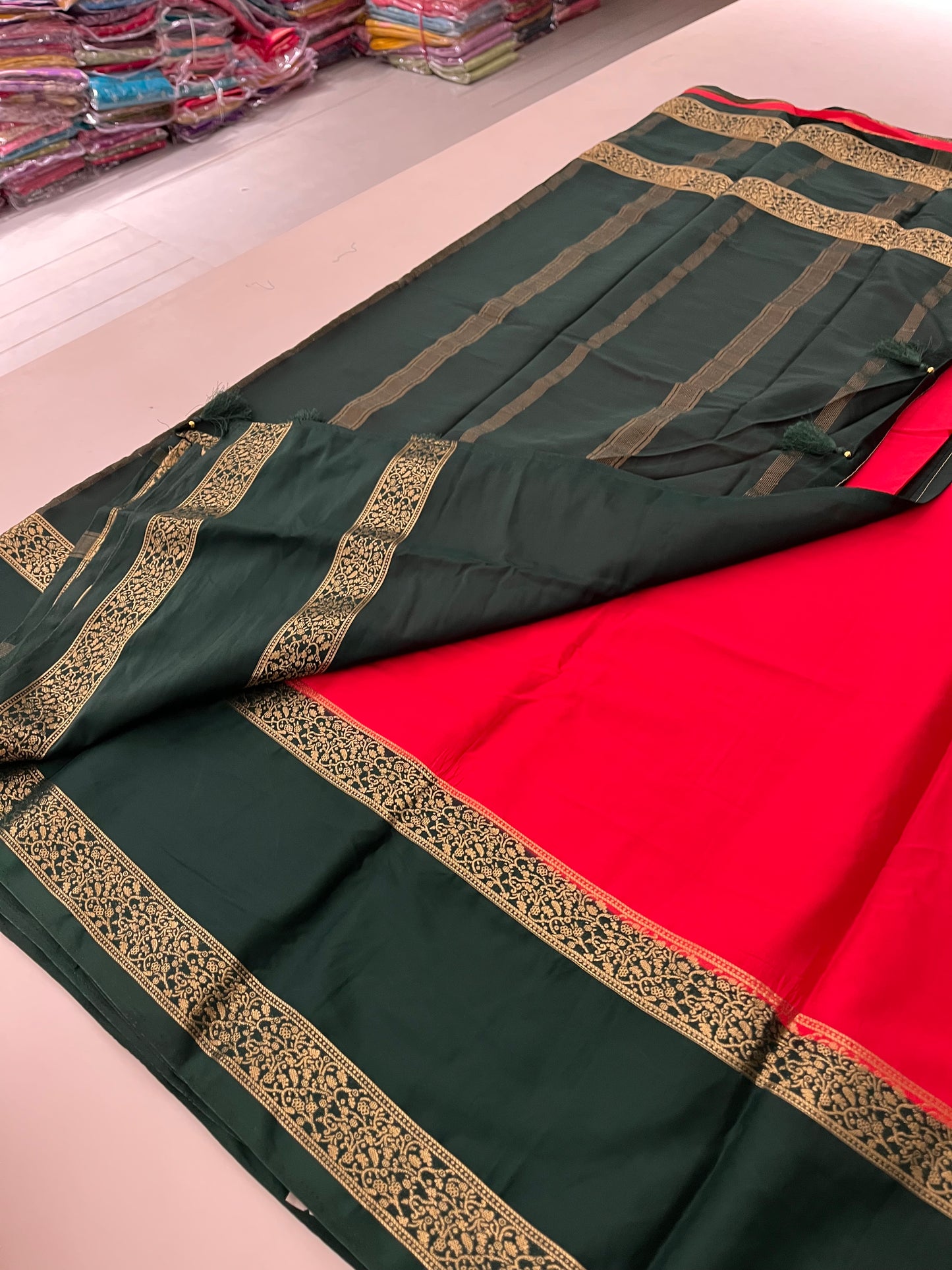 Ju9 Semi Mysore Silk