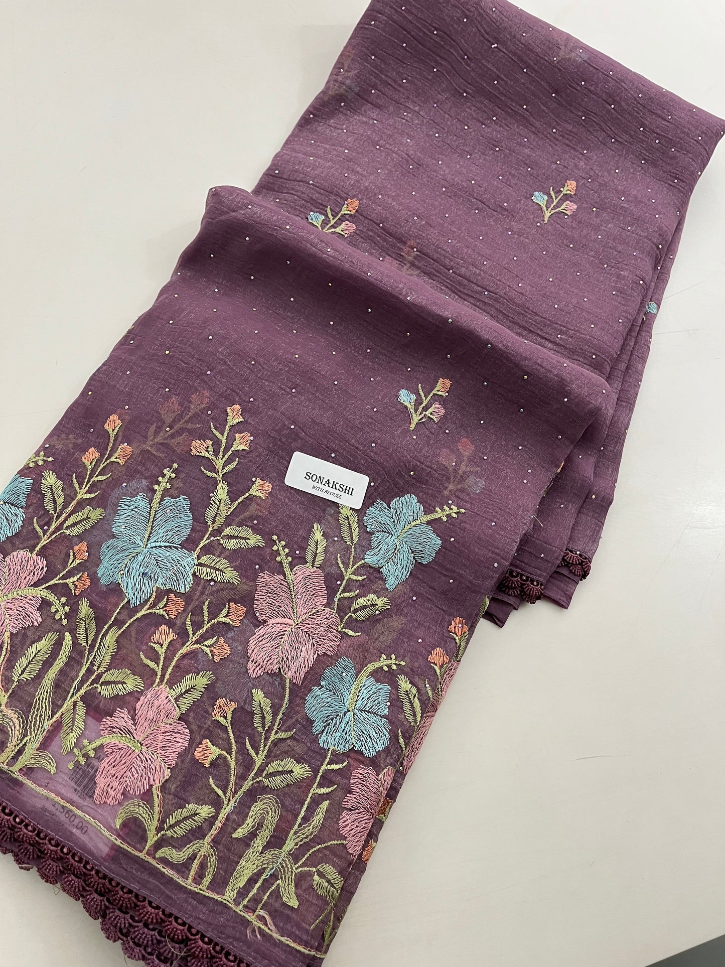 Ju9 Soft Organza Embroidery