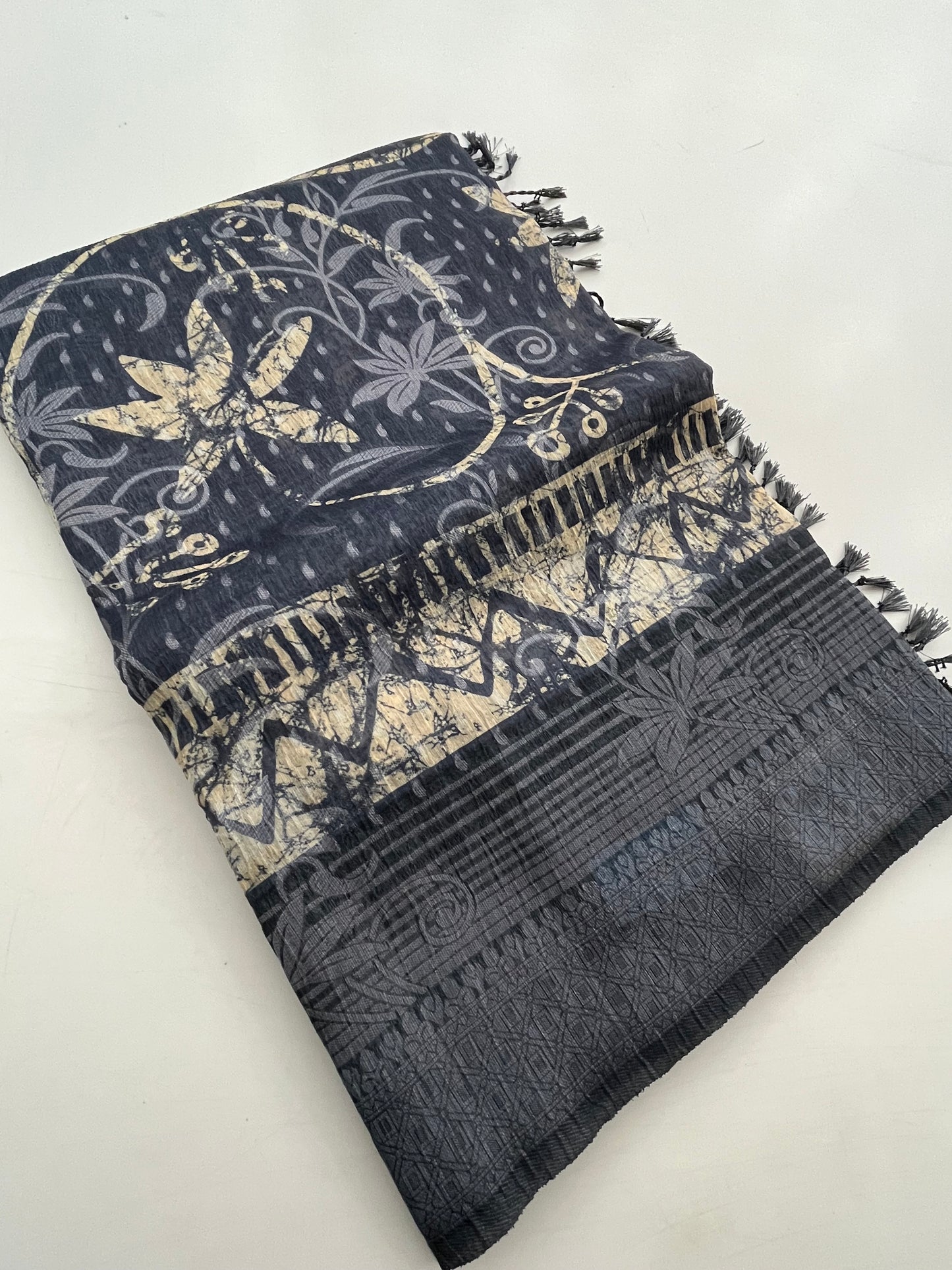 Printed Tussar Fancy