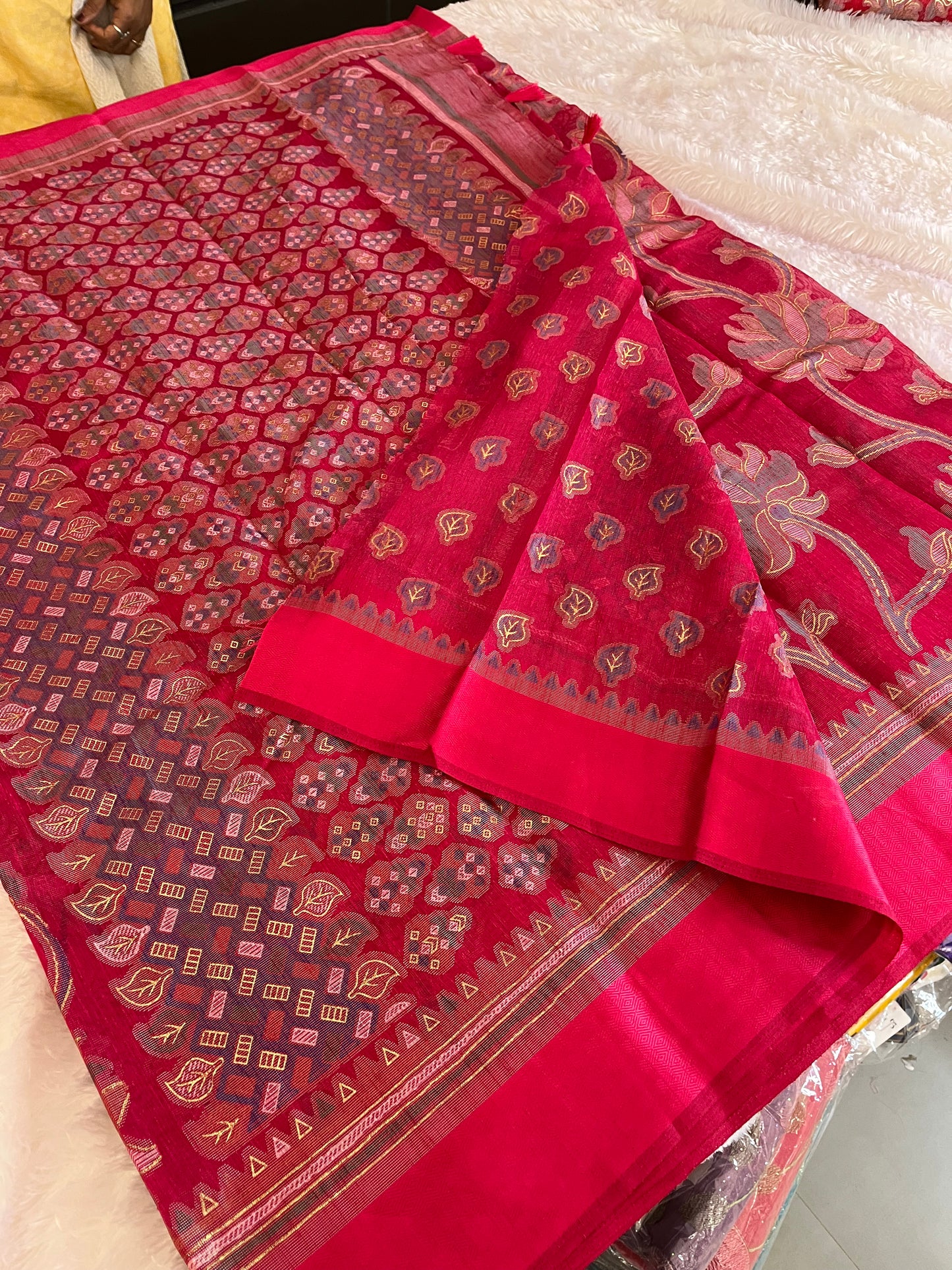 Linen chiffon