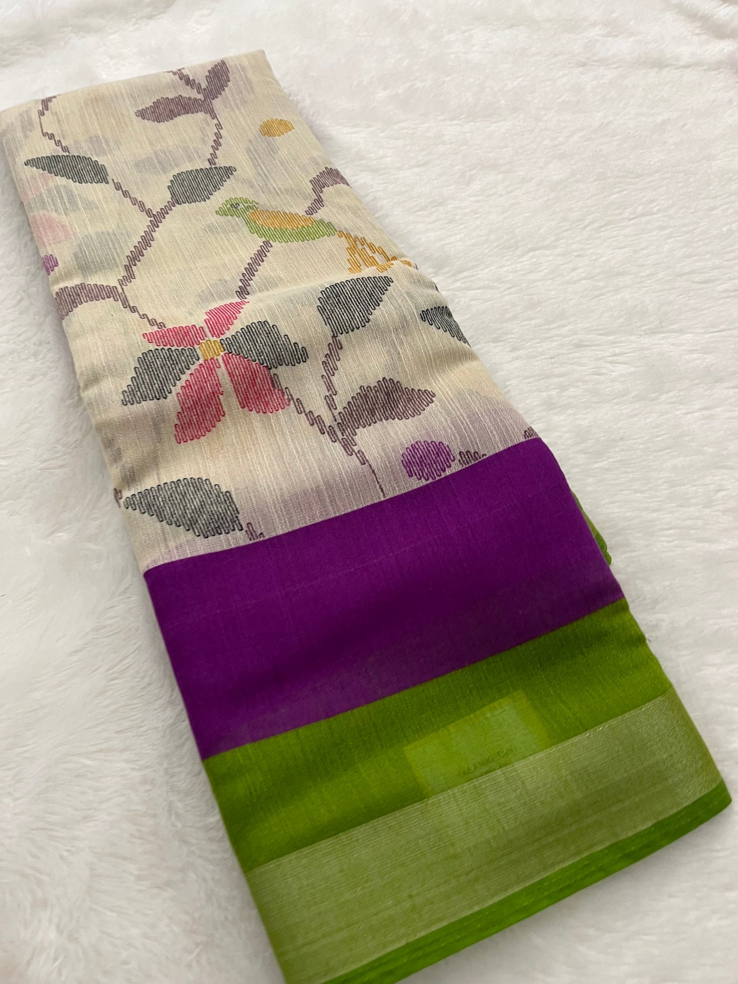 M10 linen chiffon