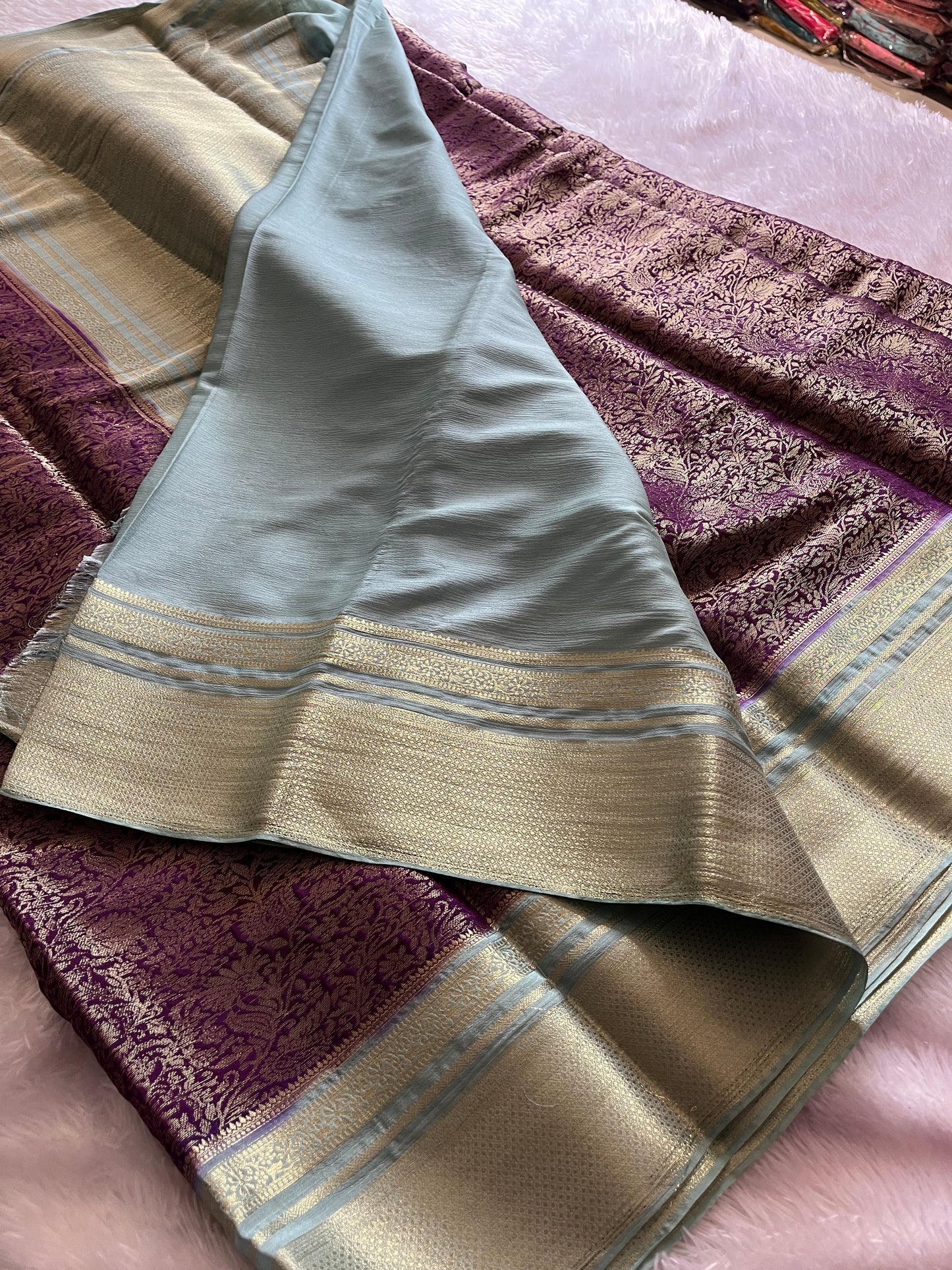 Banarasi Brocade soft silk